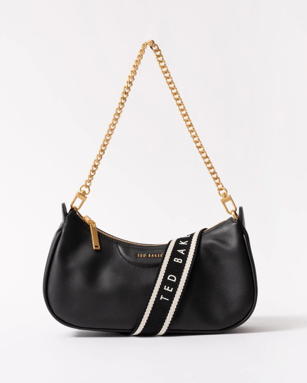 Ted Baker ESSIY Womens Webbing Leather Crossbody Bag