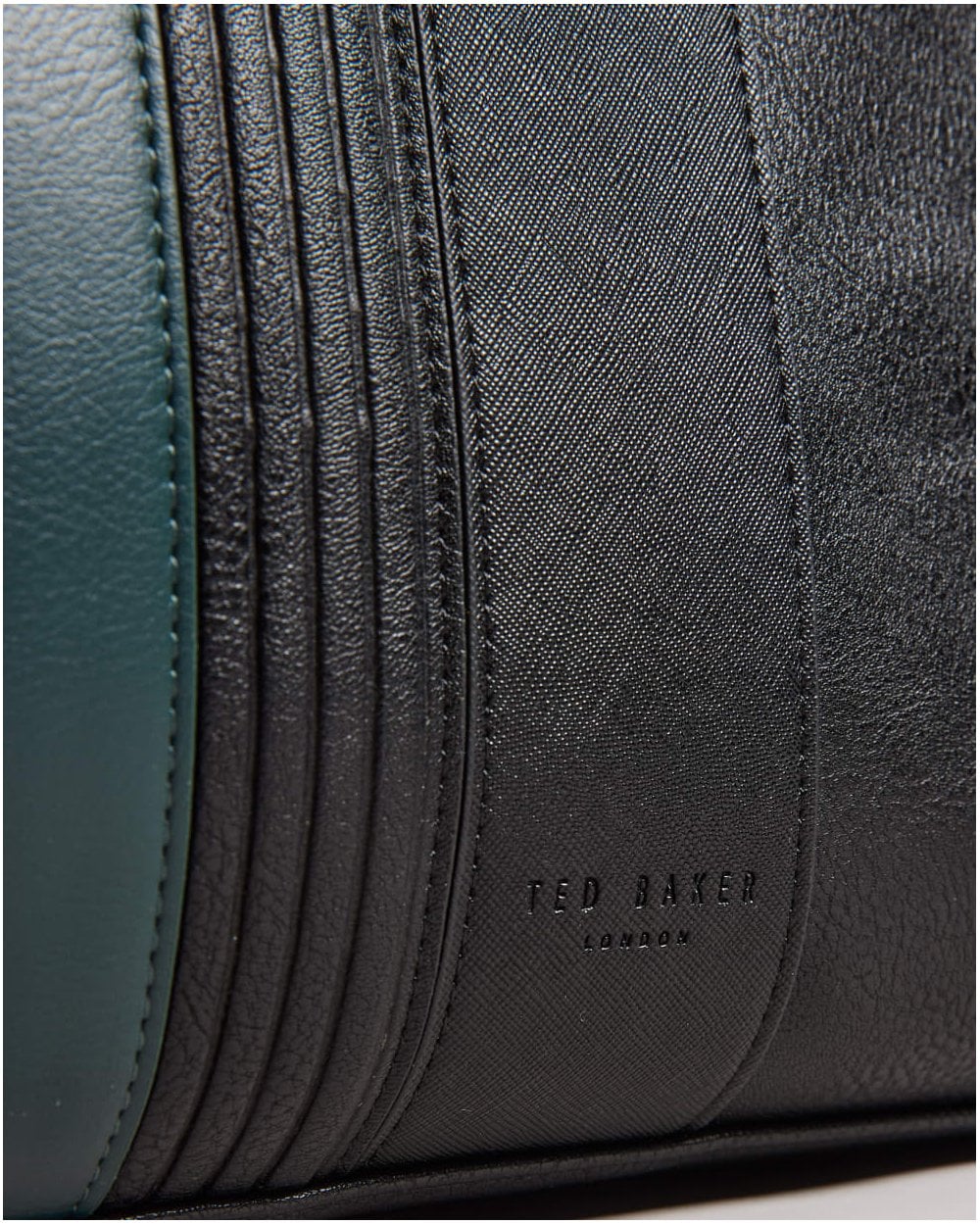 Ted Baker Evian Mens Striped PU Bowler Bag - Image 2