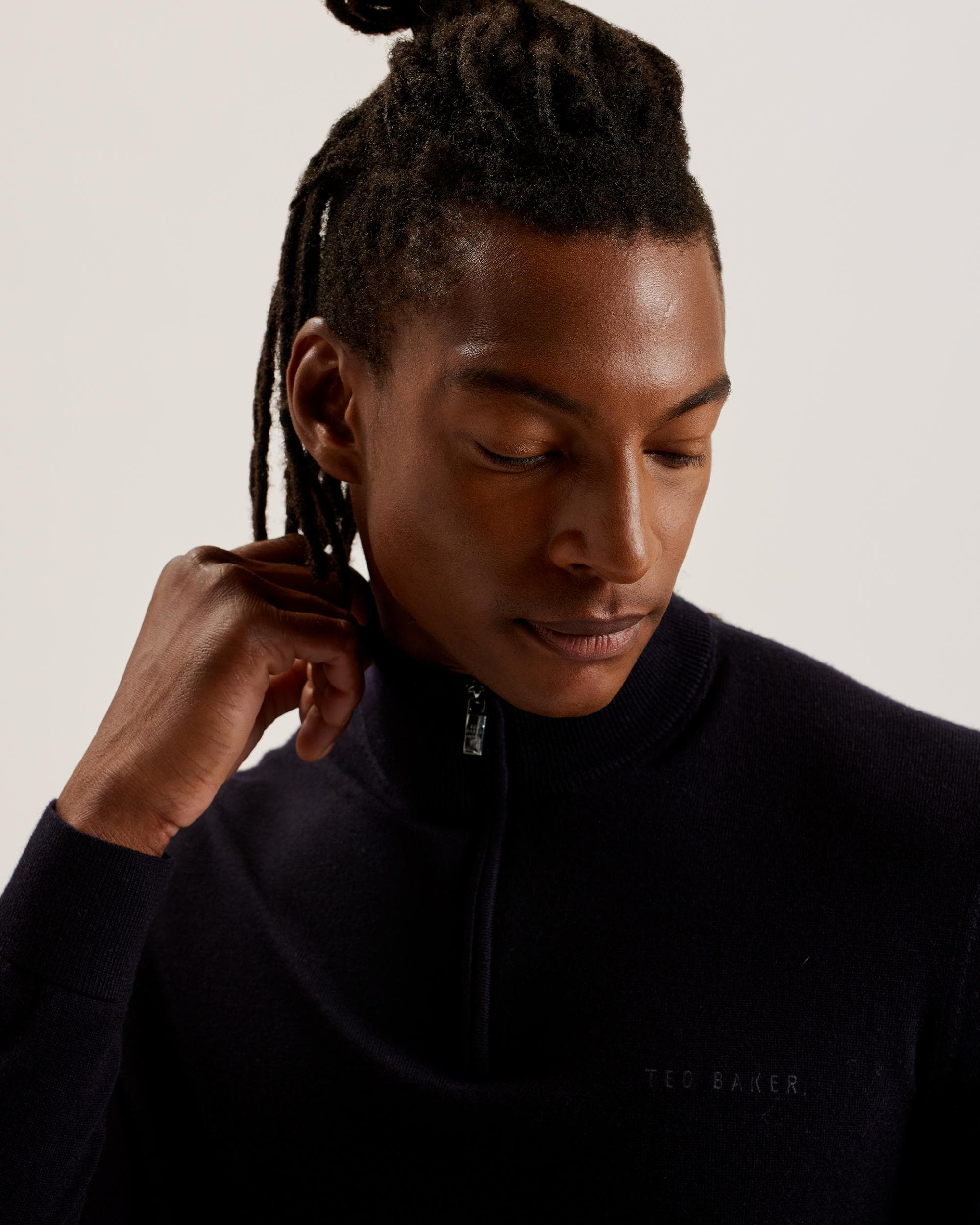 Ted Baker Fashbee Mens Half Zip Jumper - Image 3