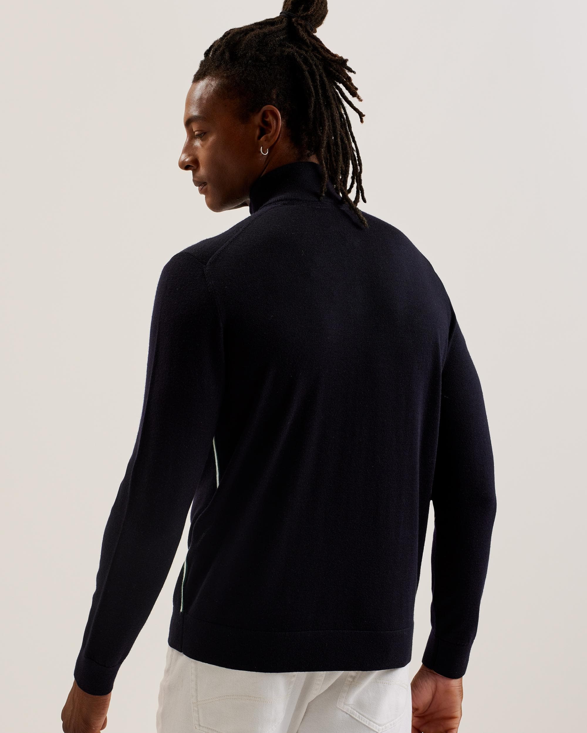 Ted Baker Fashbee Mens Half Zip Jumper - Image 4