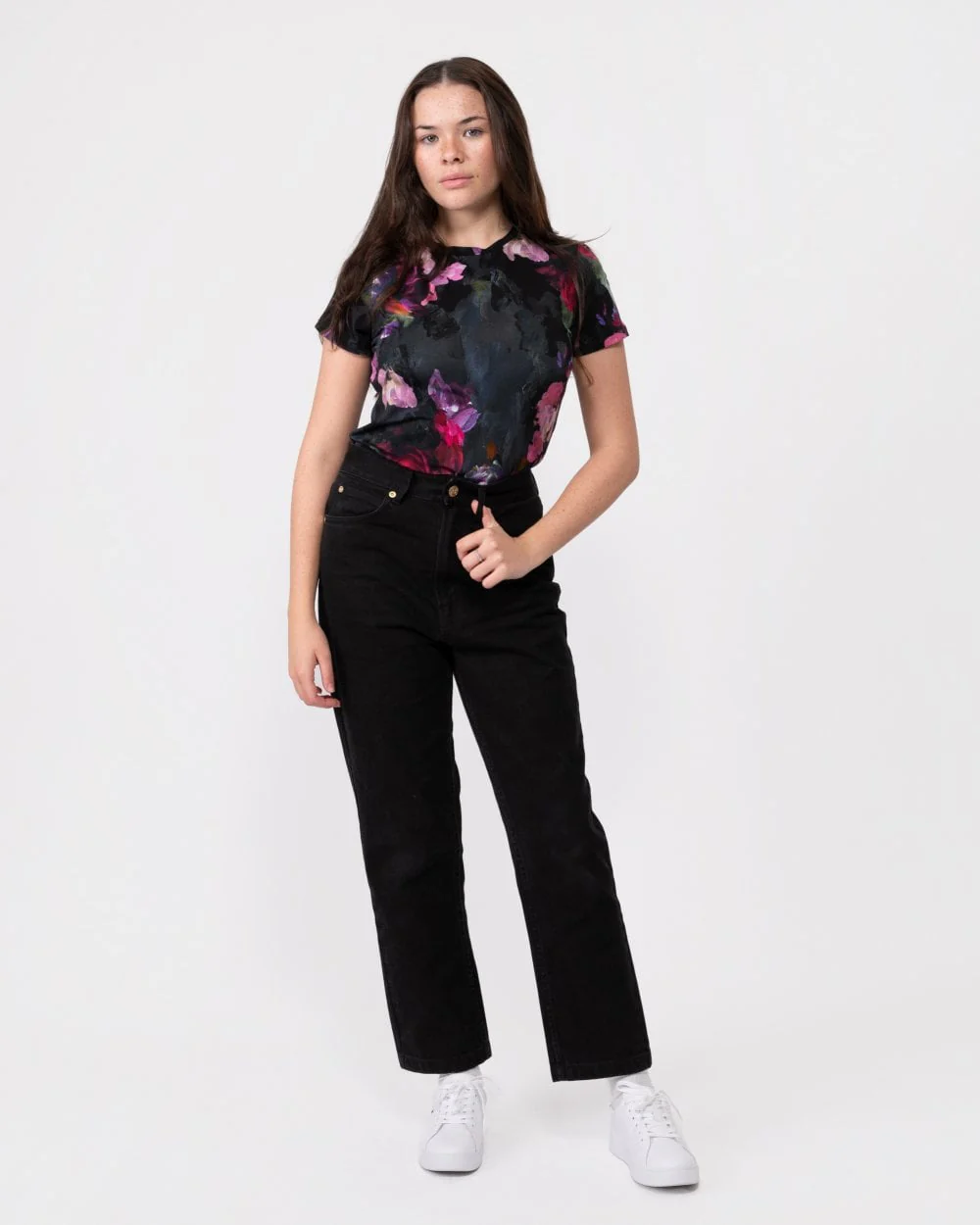 Ted Baker Karlyaa Womens Printed Fitted Tee - Image 3