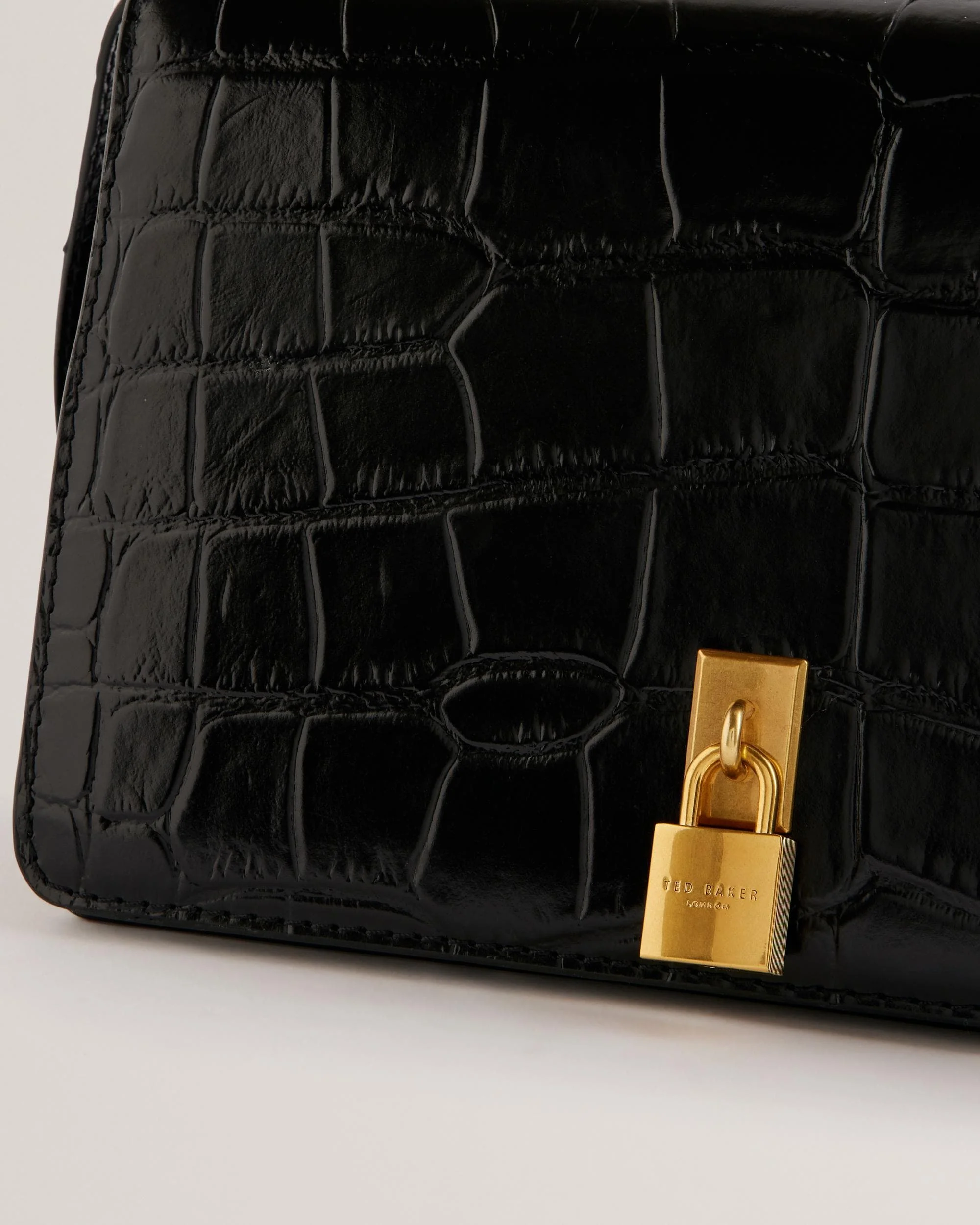Ted Baker LATYMER Womens Padlock Large Crossbody Bag - Image 4