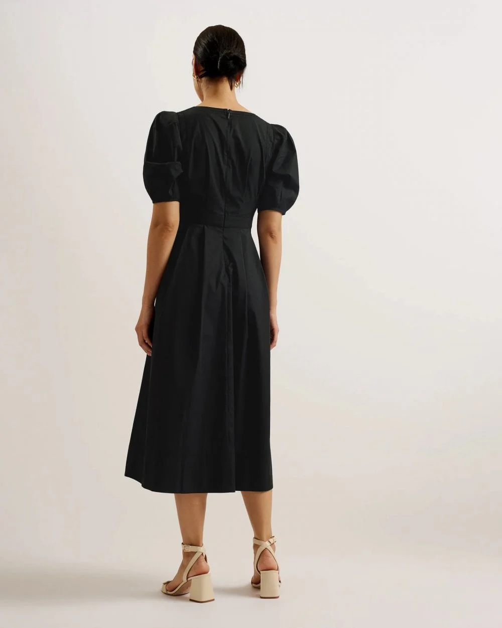 Ted Baker Ledra Womens Puff Sleeve Midi Dress - Image 3