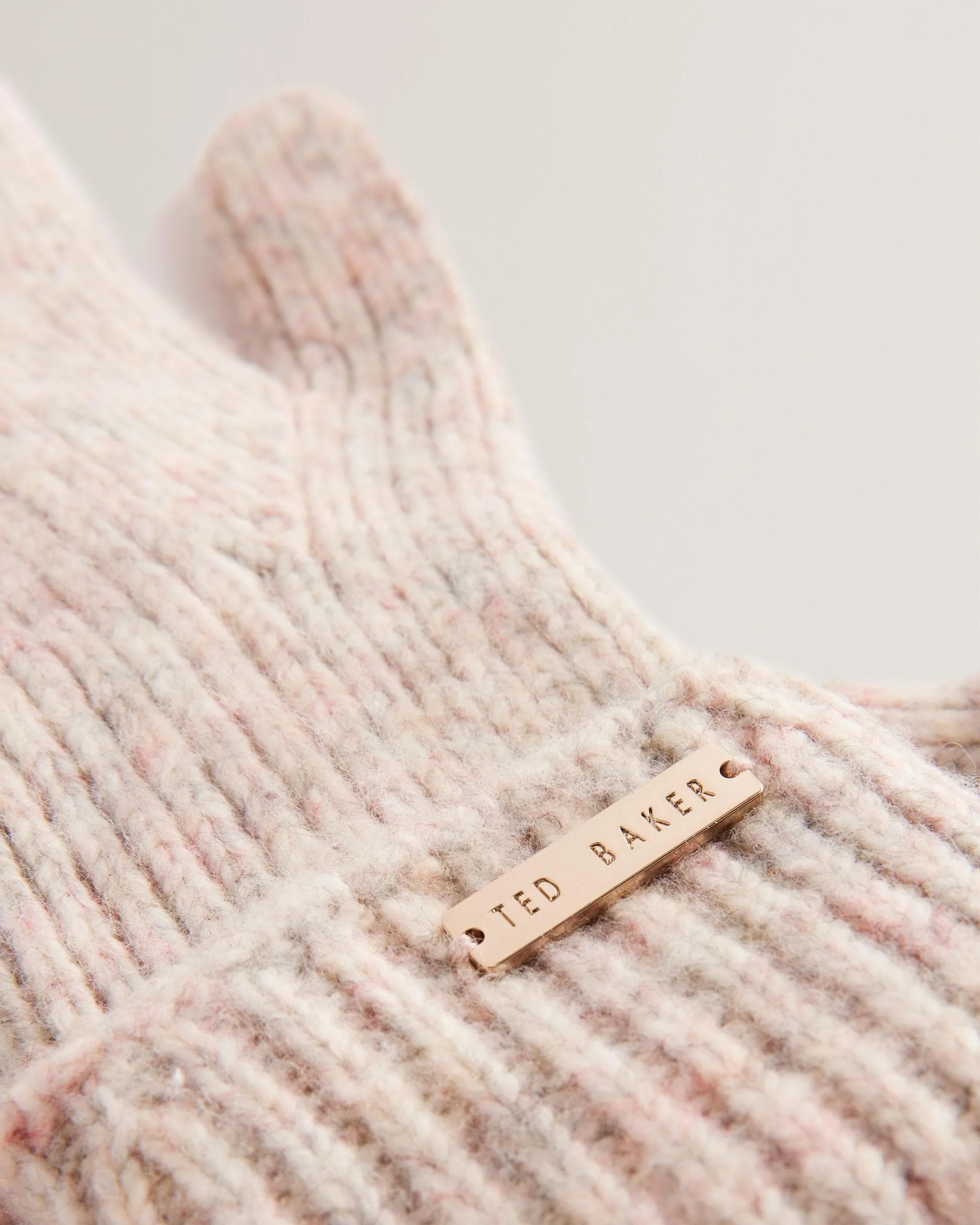 Ted Baker LIDIIE Womens Knitted Ribbed Gloves - Image 2