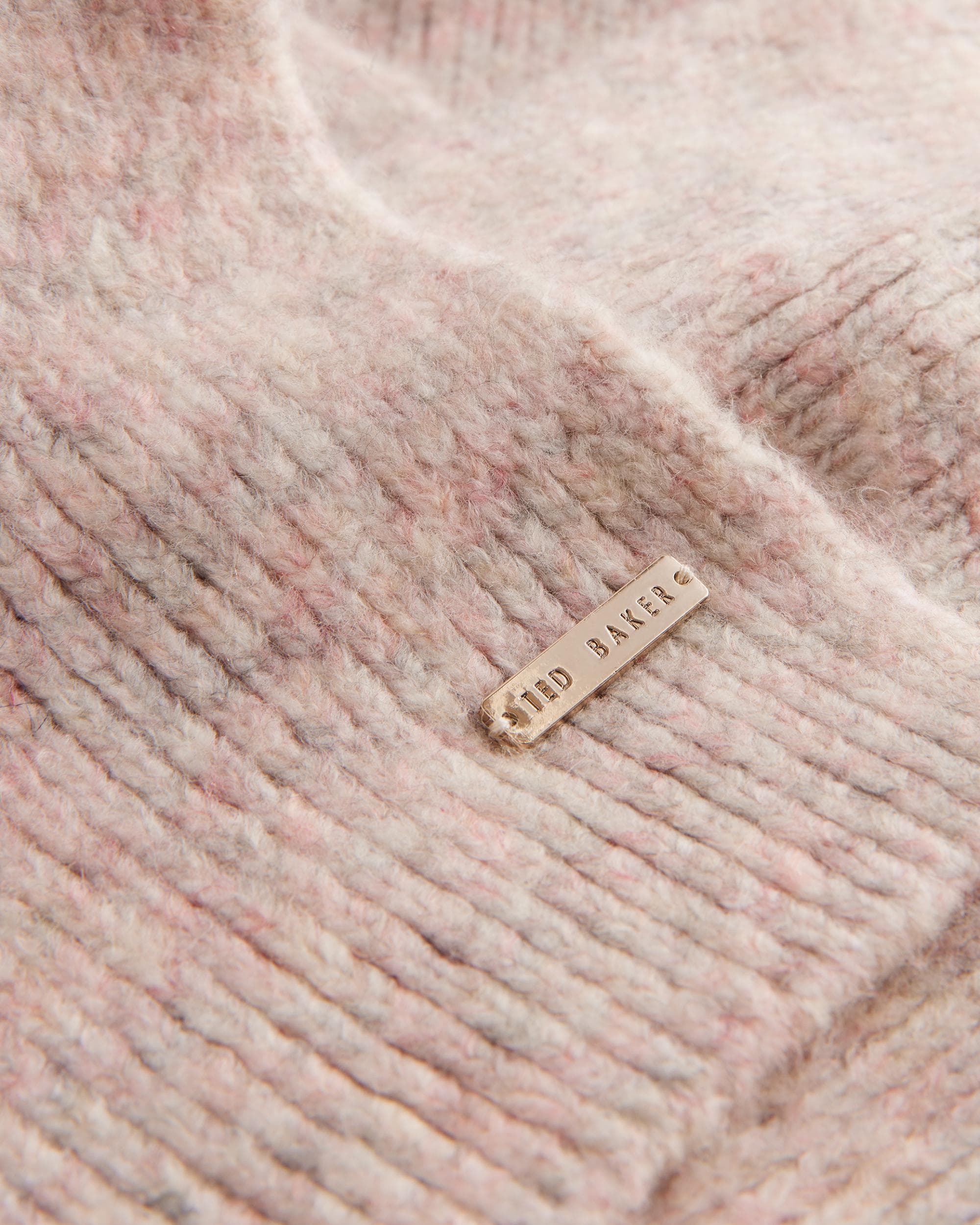 Ted Baker LIDIIES Womens Knitted Ribbed Scarf - Image 2