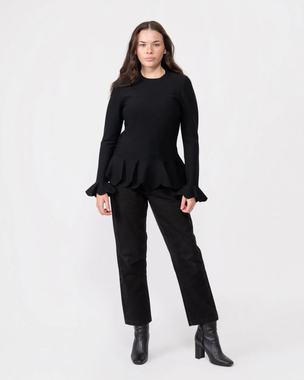 Ted Baker Lillyyy Womens Fitted Top With Peplum - Image 3