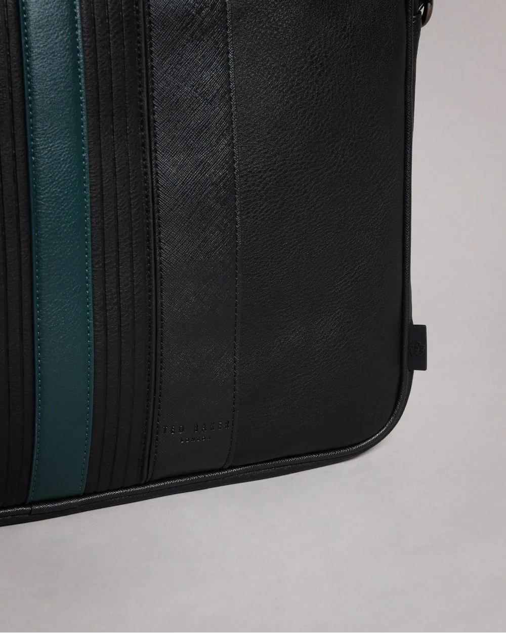 Ted Baker Nevver Striped PU Document Bag - Image 4