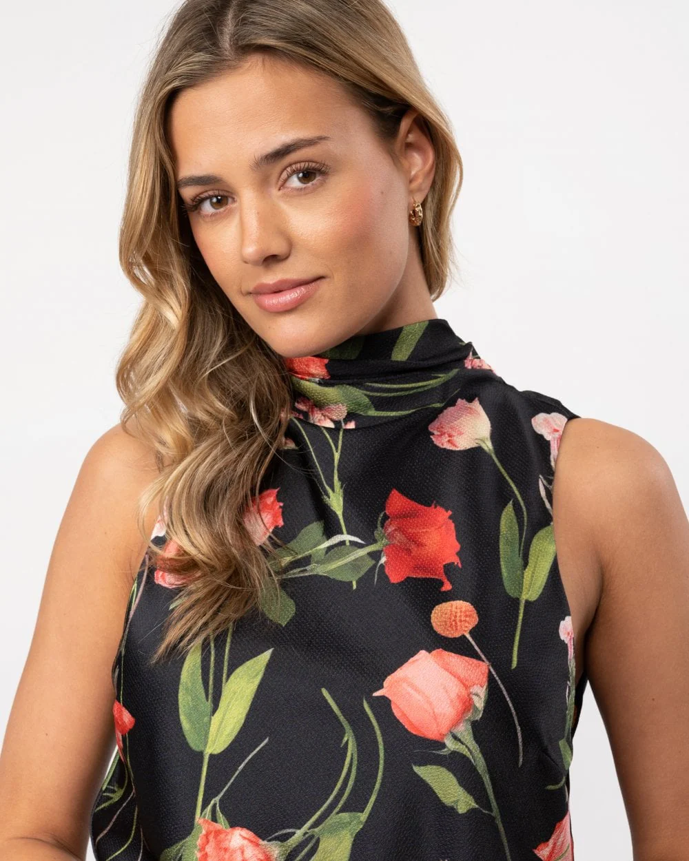 Ted Baker Raeven Womens Cowl Neck Sleeveless Top - Image 4
