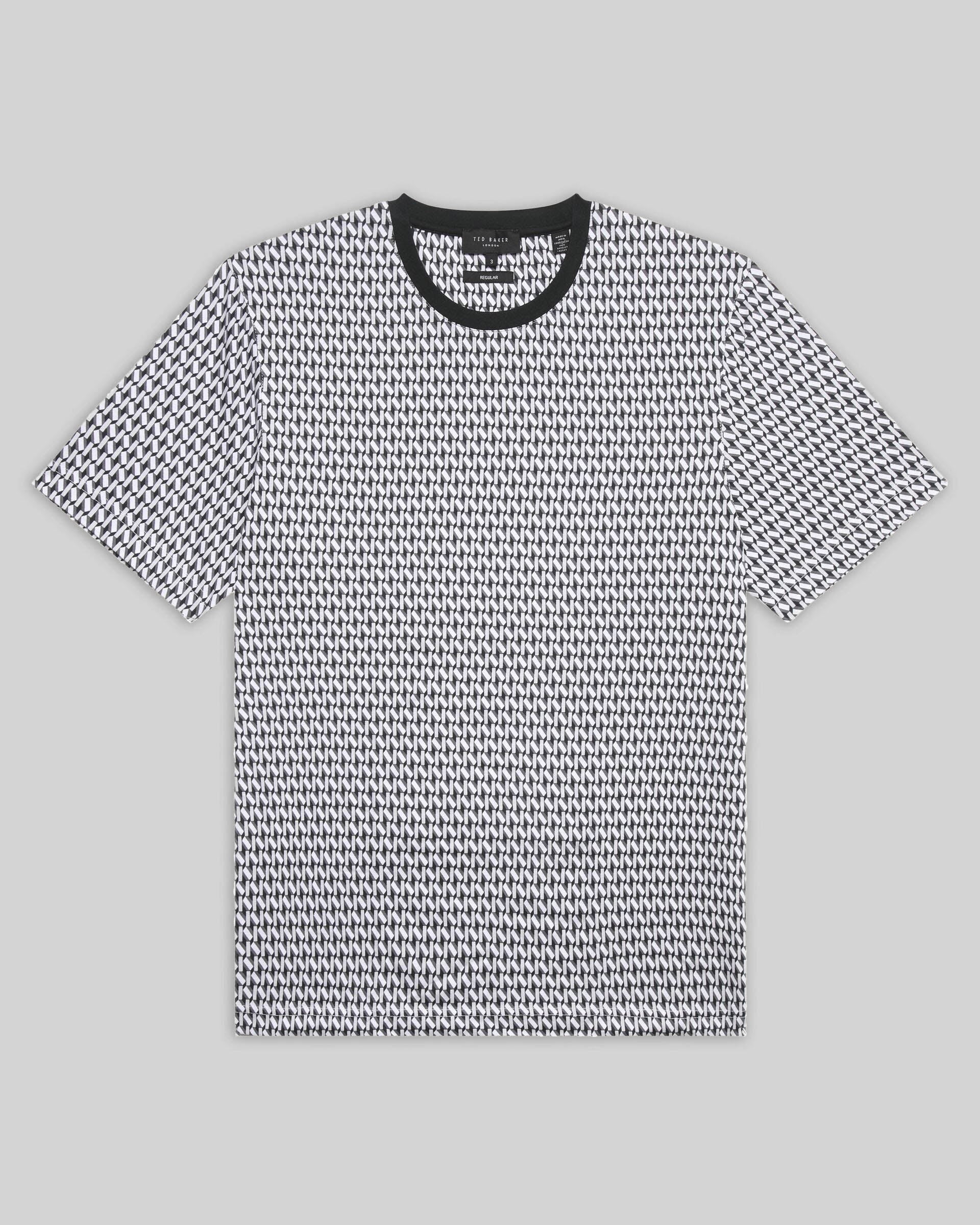 Ted Baker Sangs Mens 3-Pack T-Shirts - Black - Image 2