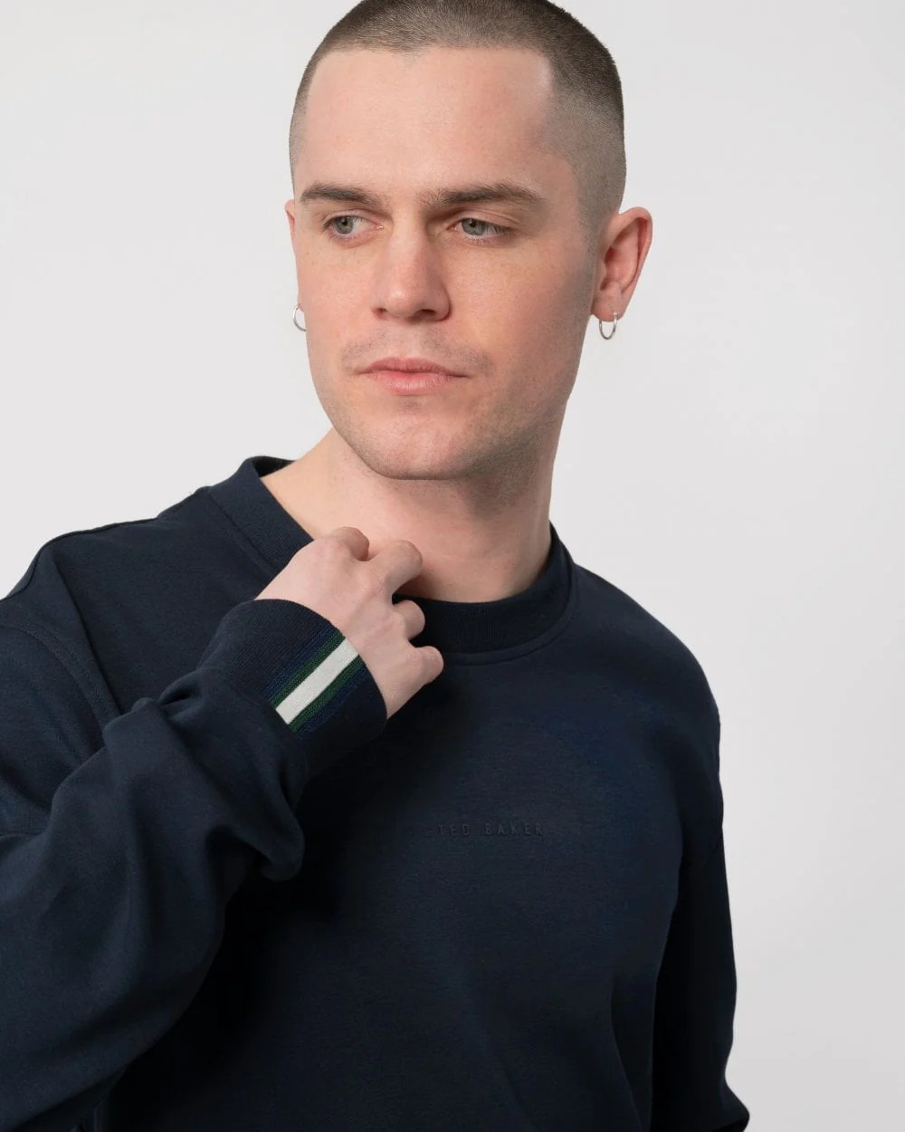 Ted Baker Wakar Mens Crew Neck Sweatshirt - Image 2
