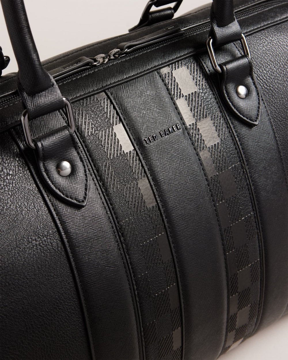Ted Baker Waylin House Check PU Holdall - Image 3
