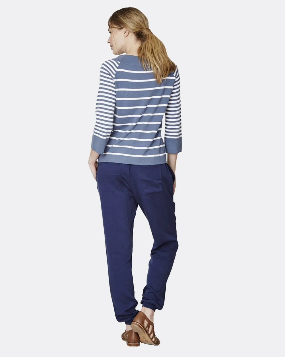 Thought Alberta Womens Top - Blue Grey - Image 2