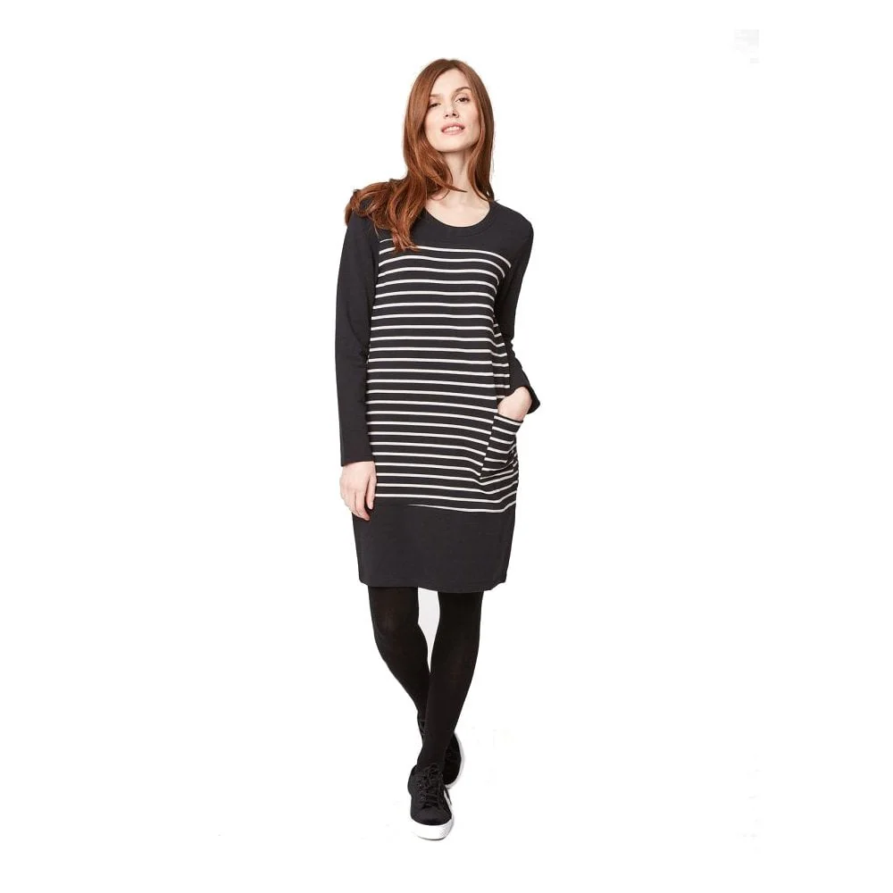 Thought Clothing Cristina Striped Bamboo Tunic Dress - Image 2