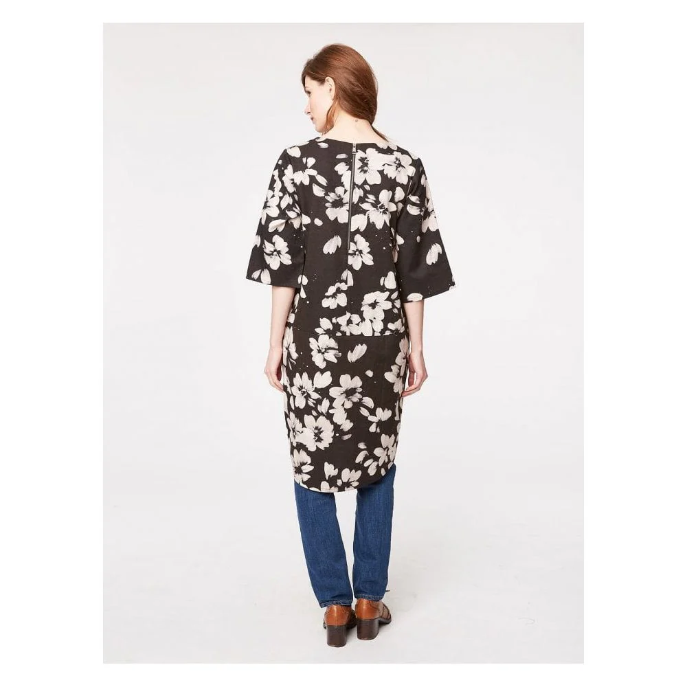 Thought Clothing Marin Womens Tencel Flower Print Dress - Image 2