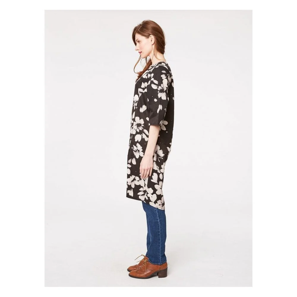 Thought Clothing Marin Womens Tencel Flower Print Dress - Image 5