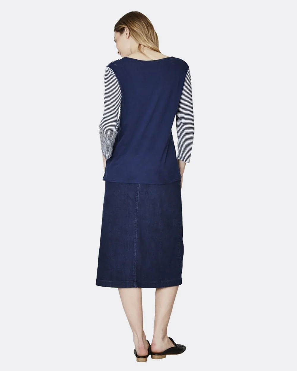 Thought Edith Womens Top - Indigo - Image 2