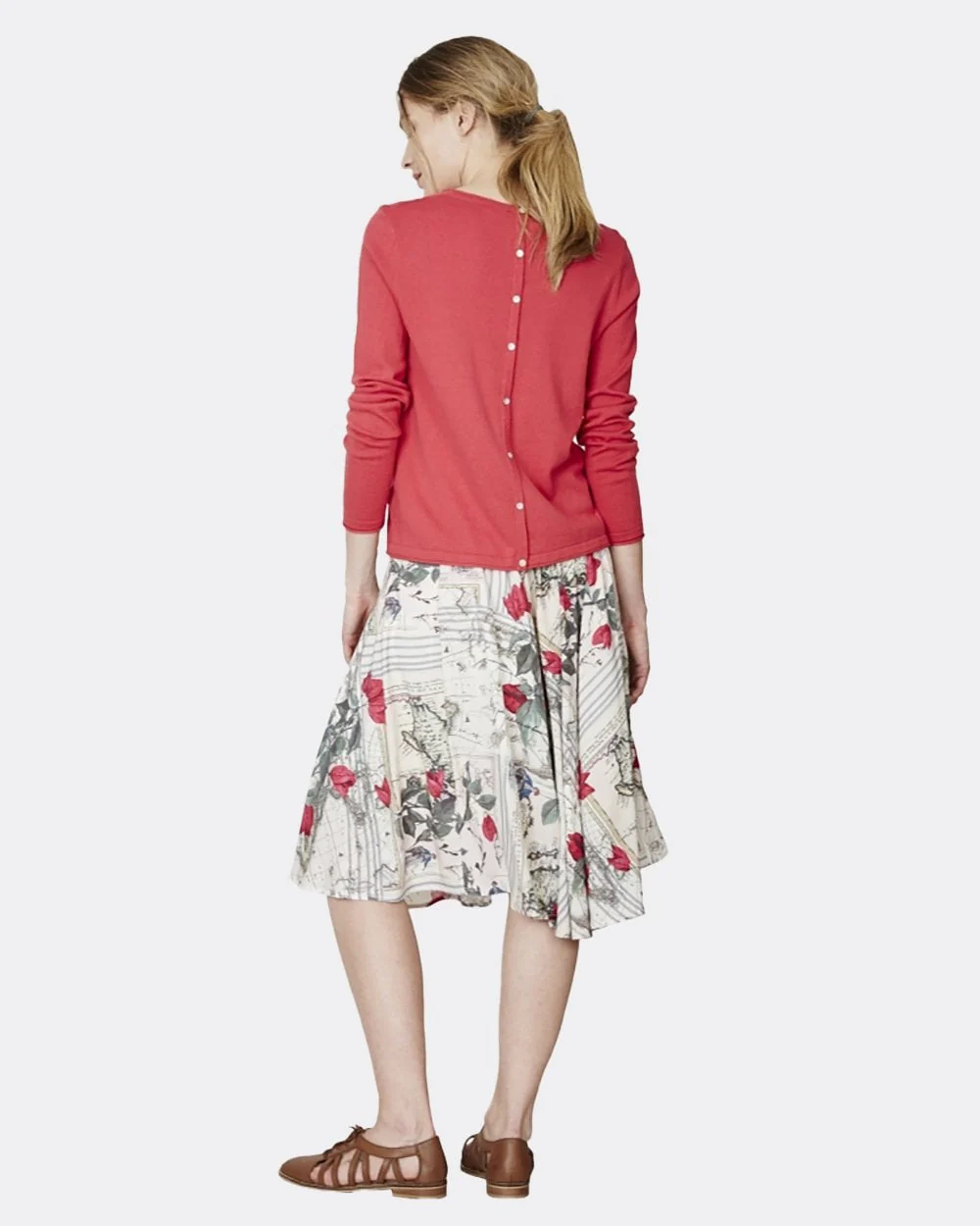 Thought Isadora Womens Top - Raspberry - Image 2