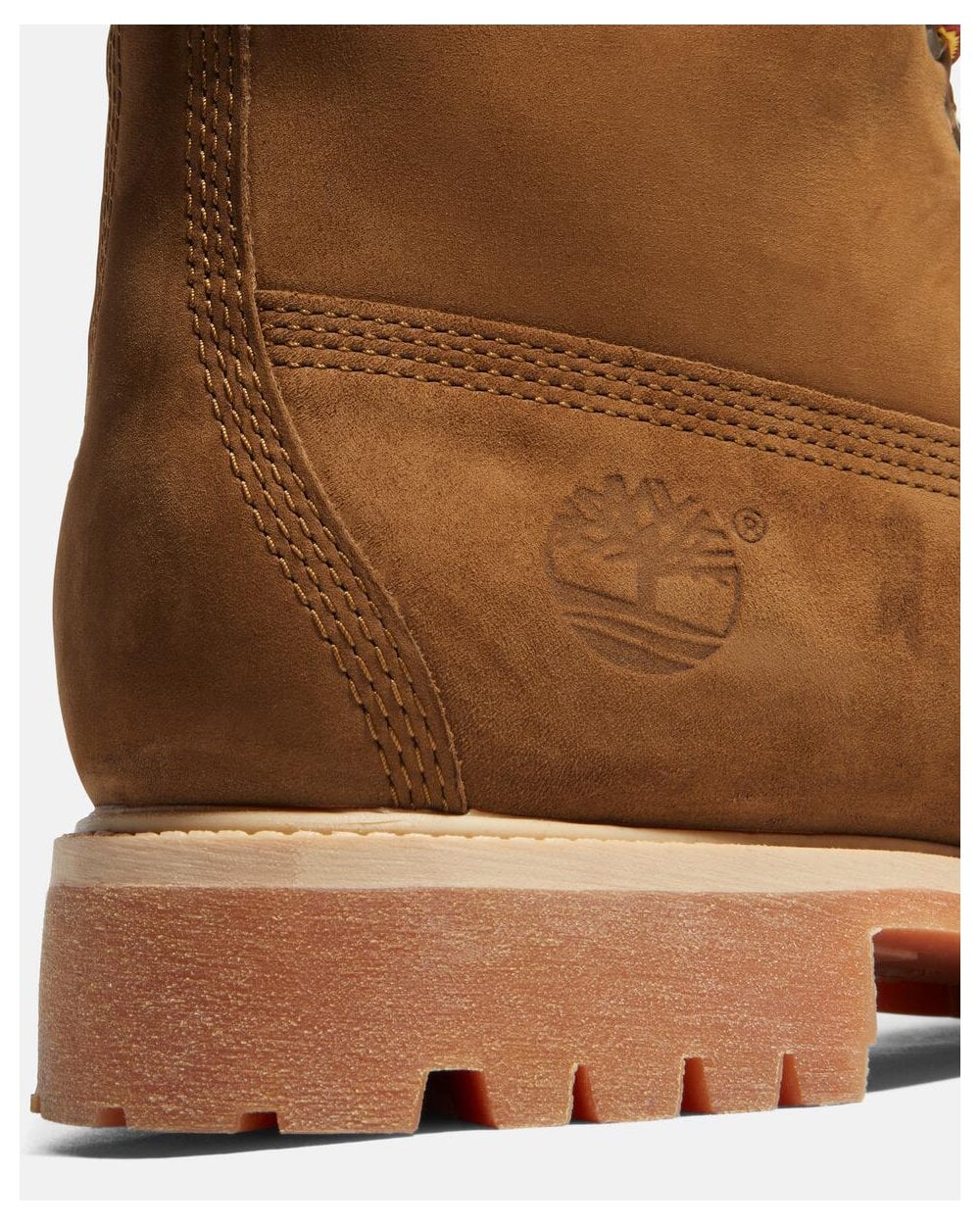 Timberland 6 Inch Premium Mens Waterproof Boots - Dark Wheat Nubuck - Image 7