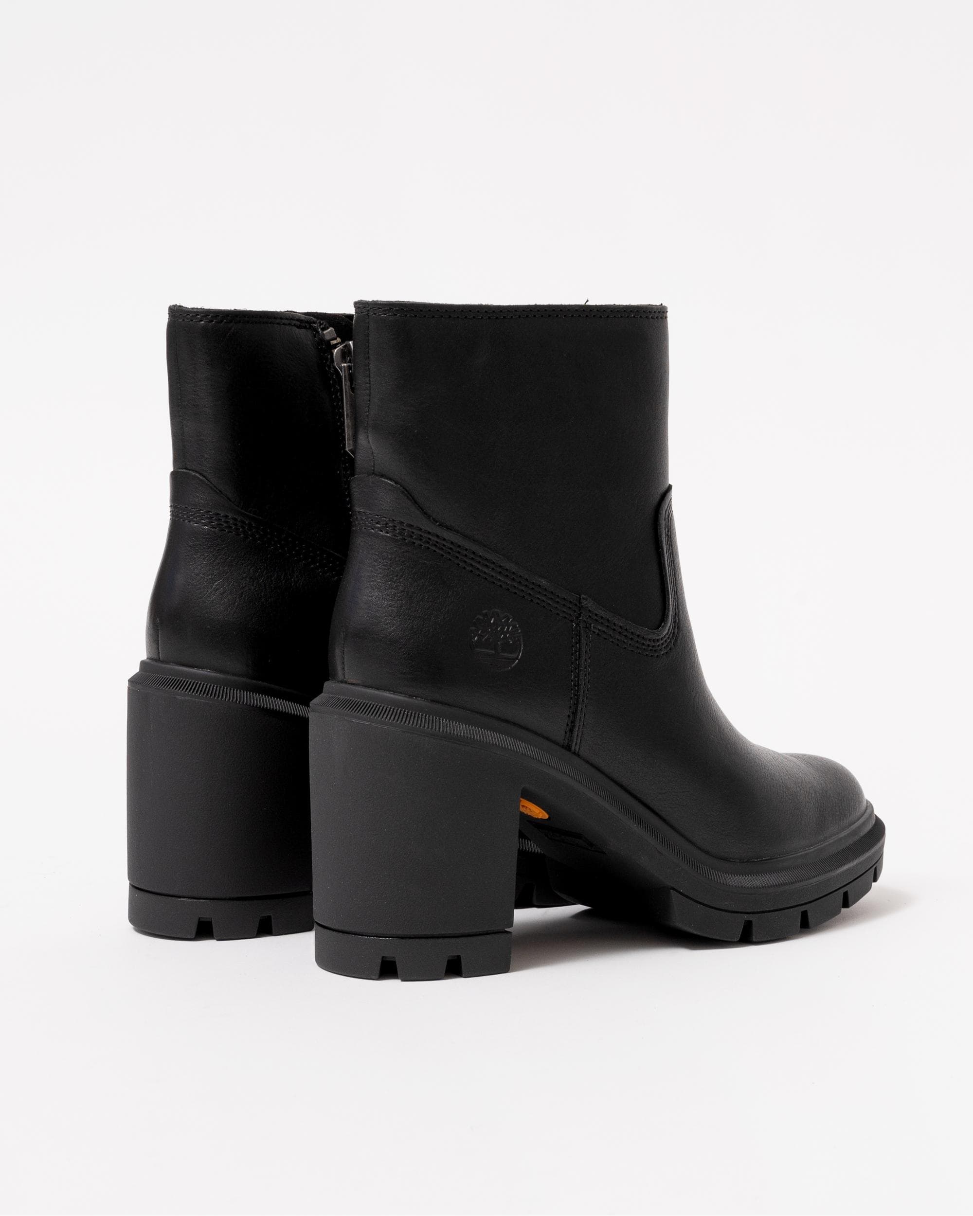 Timberland Allington Heights Mid Zip Up Womens Boots - Black Full Grain - Image 2