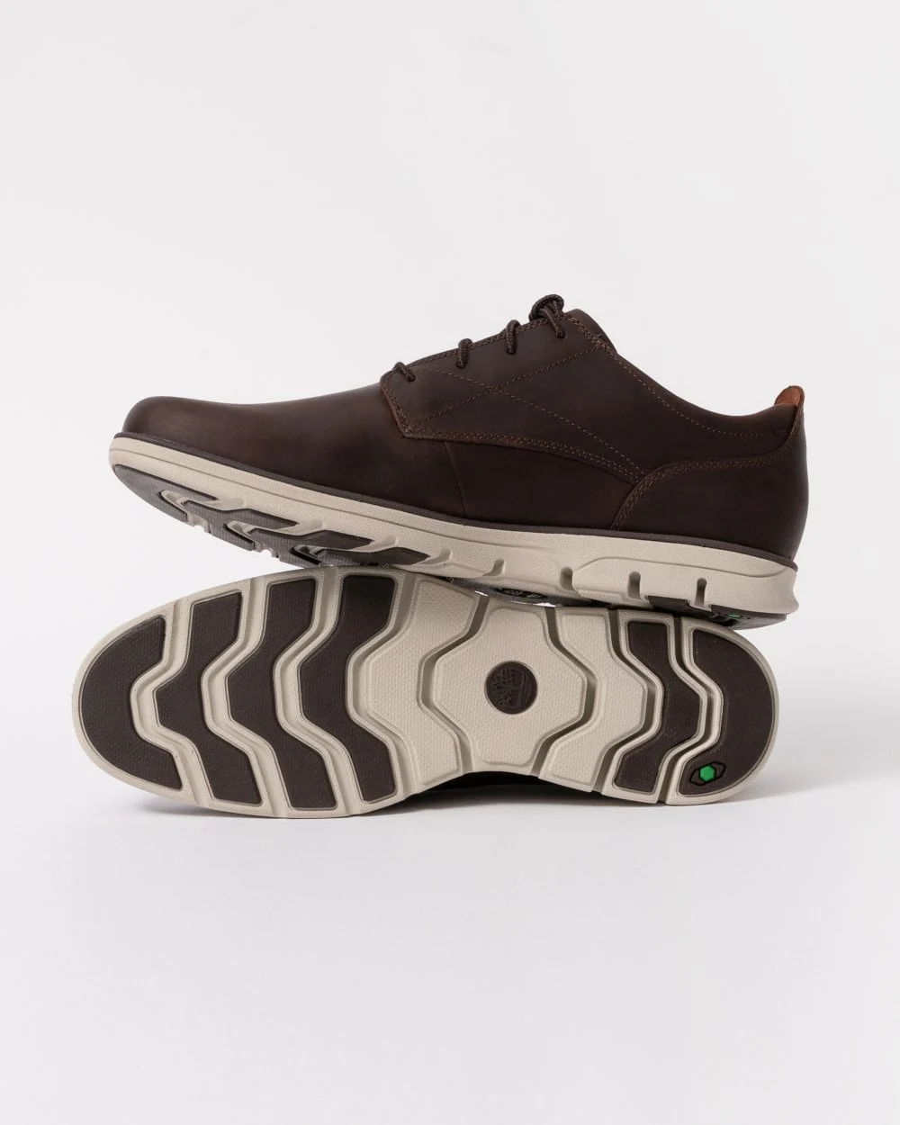 Timberland Bradstreet Low Mens Lace-Up Trainers - Soil - Image 3