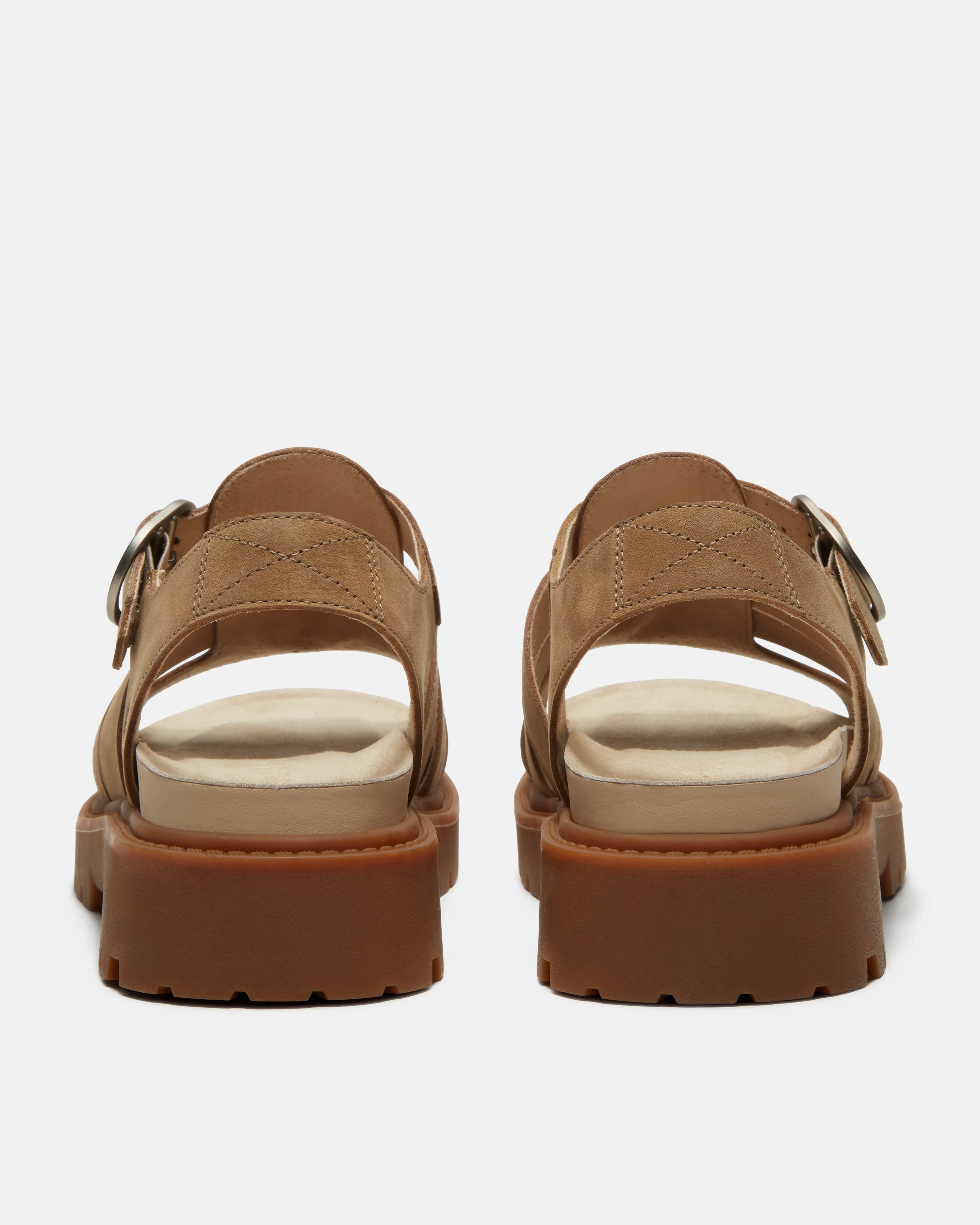 Timberland Clairemont Way Nubuck Womens Fisherman Sandals - Mid Beige - Image 3