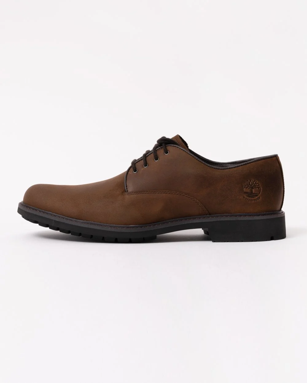 Timberland Earthkeepers Stormbuck Plain Toe Mens Oxford - Dark Brown Nubuck - Image 2