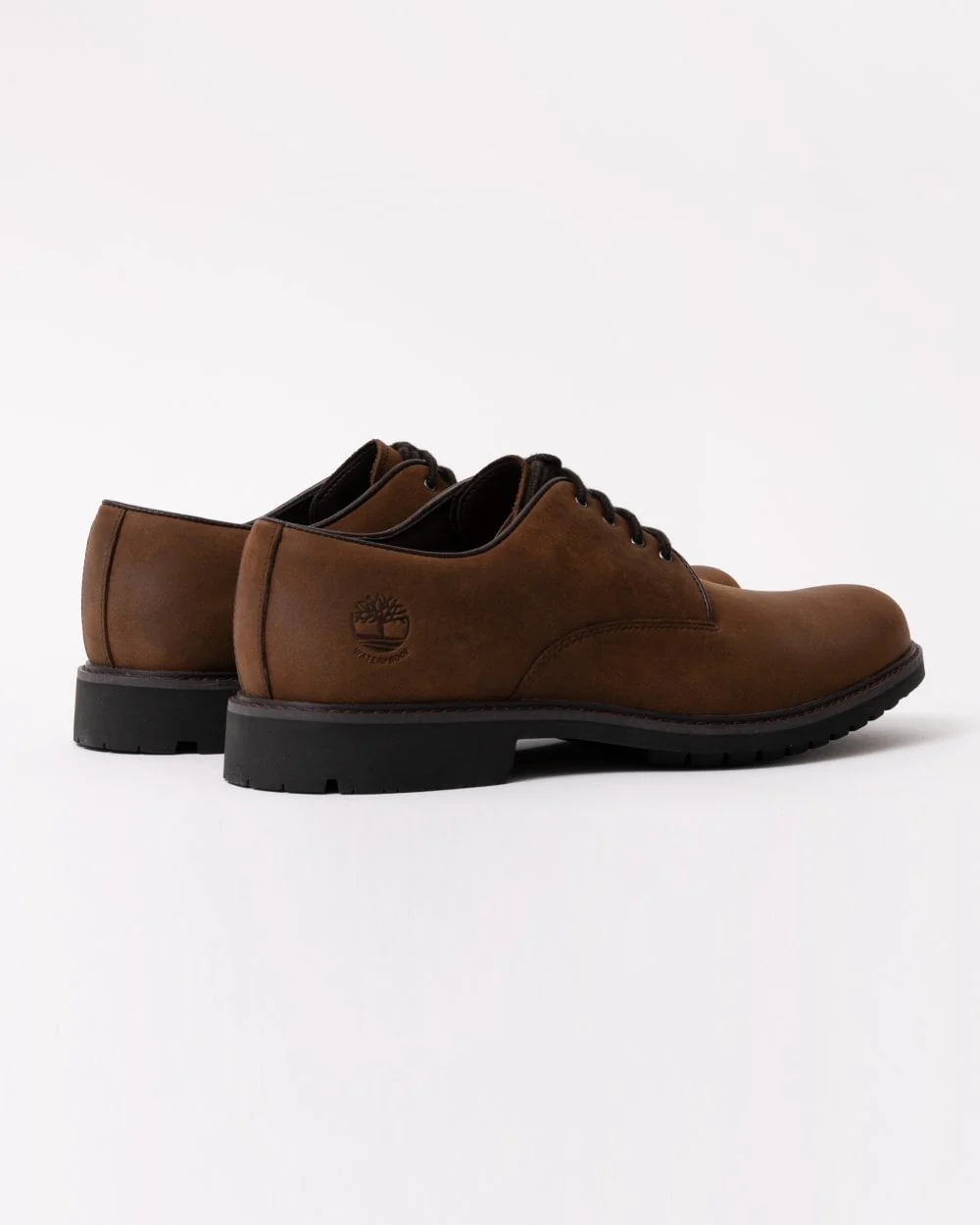Timberland Earthkeepers Stormbuck Plain Toe Mens Oxford - Dark Brown Nubuck - Image 4