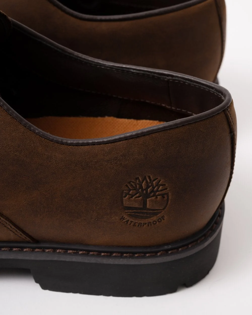 Timberland Earthkeepers Stormbuck Plain Toe Mens Oxford - Dark Brown Nubuck - Image 5