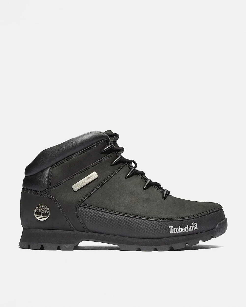 Timberland Euro Sprint Contrast Logo Mens Hiking Shoe - Black - Image 2