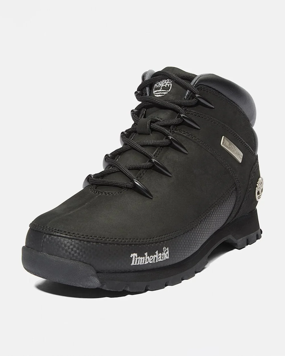 Timberland Euro Sprint Contrast Logo Mens Hiking Shoe - Black - Image 7