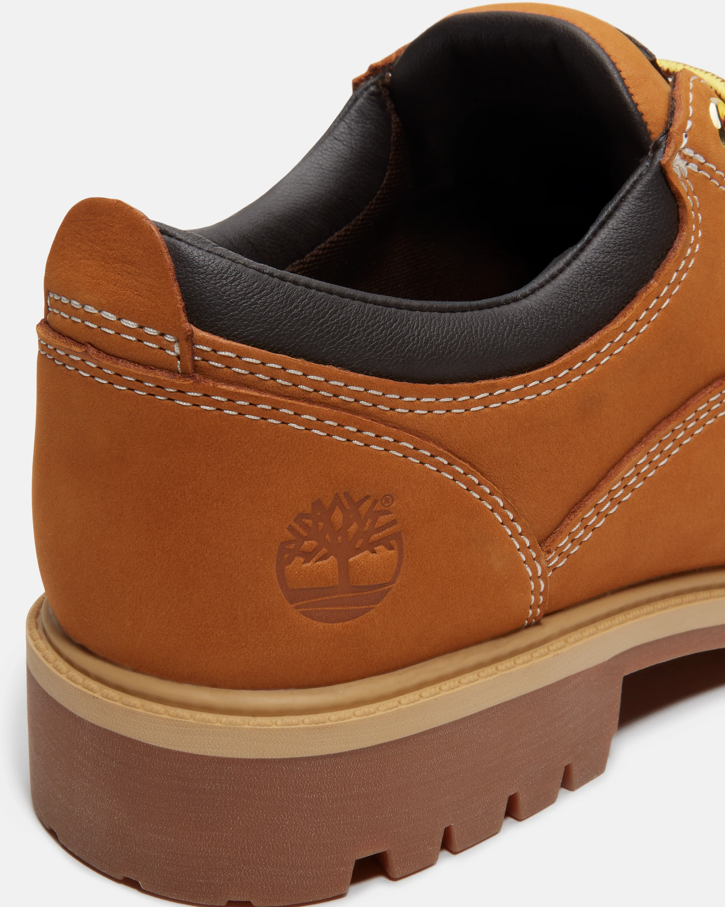 Timberland Heritage Mens Nubuck Oxford Shoes - Wheat - Image 4