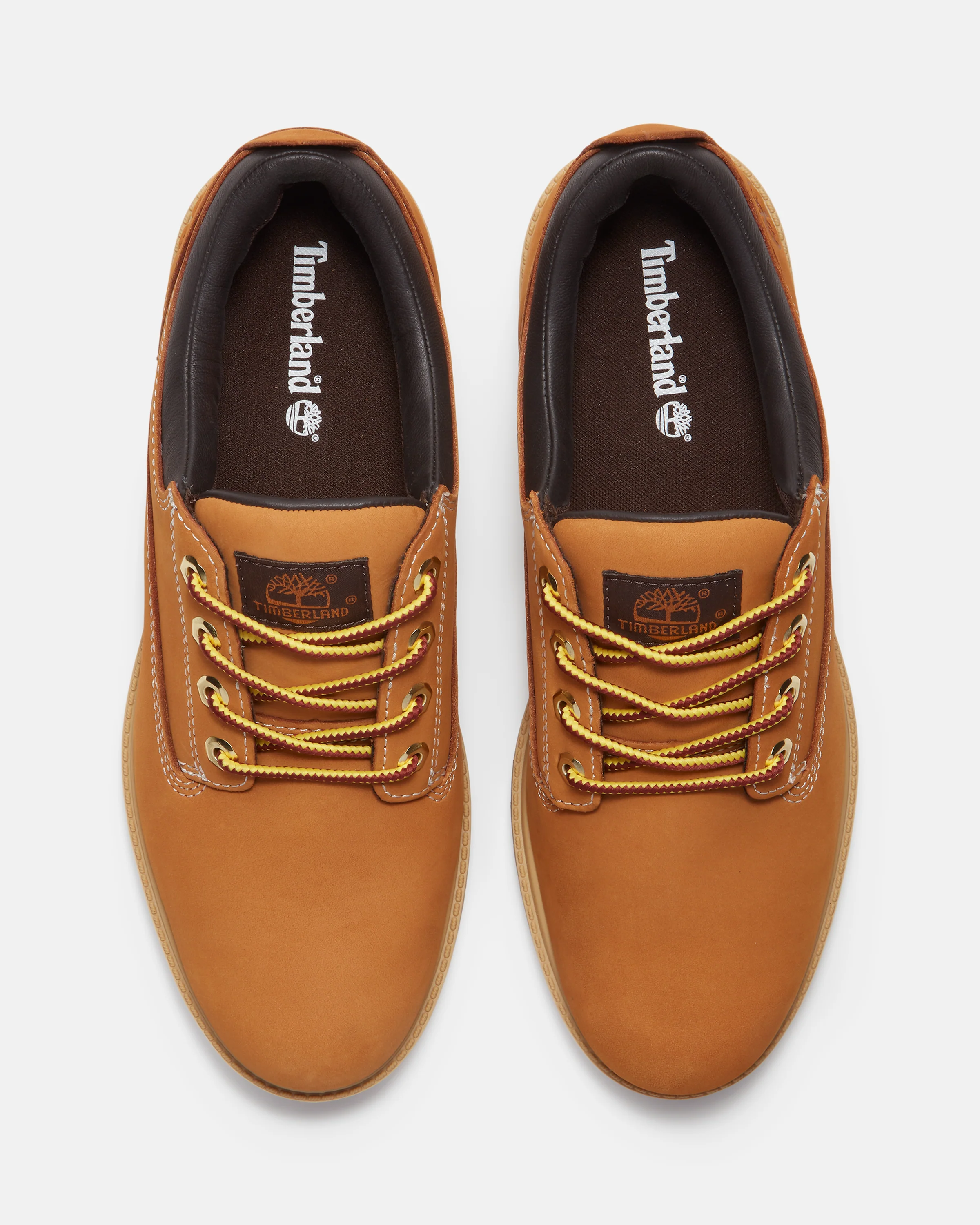 Timberland Heritage Mens Nubuck Oxford Shoes - Wheat - Image 9