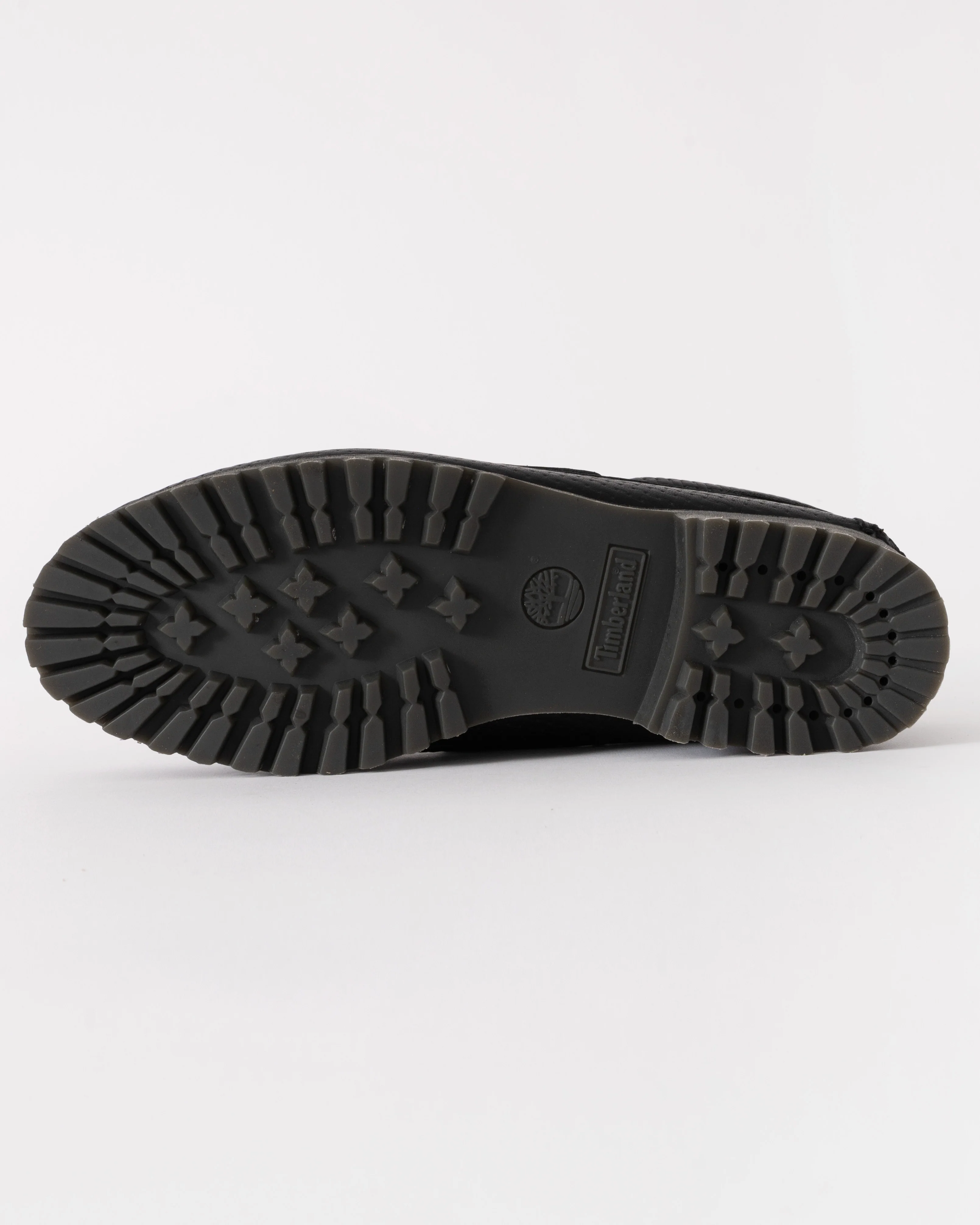 Timberland Mens Authentic Full Grain Leather Boat Shoe - Black/Dark Brown - Image 4
