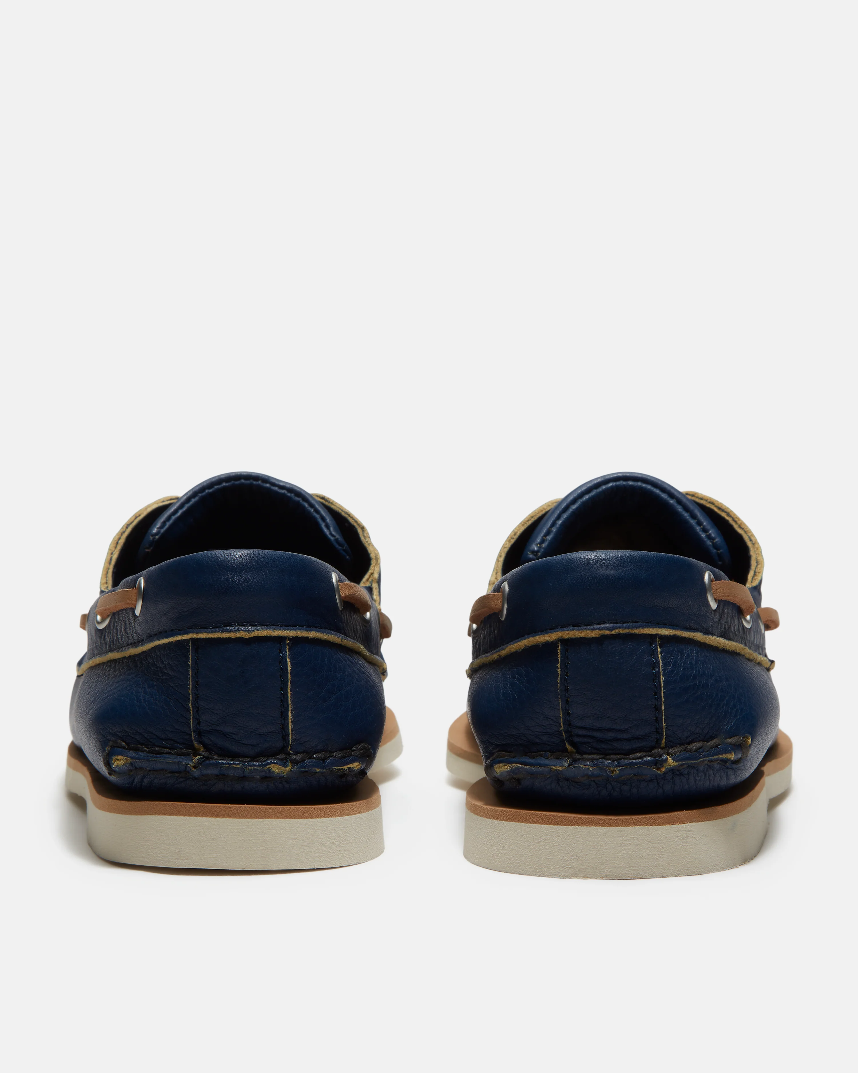 Timberland Mens Full Grain Leather Classic Boat Shoe - Dark Blue - Image 2