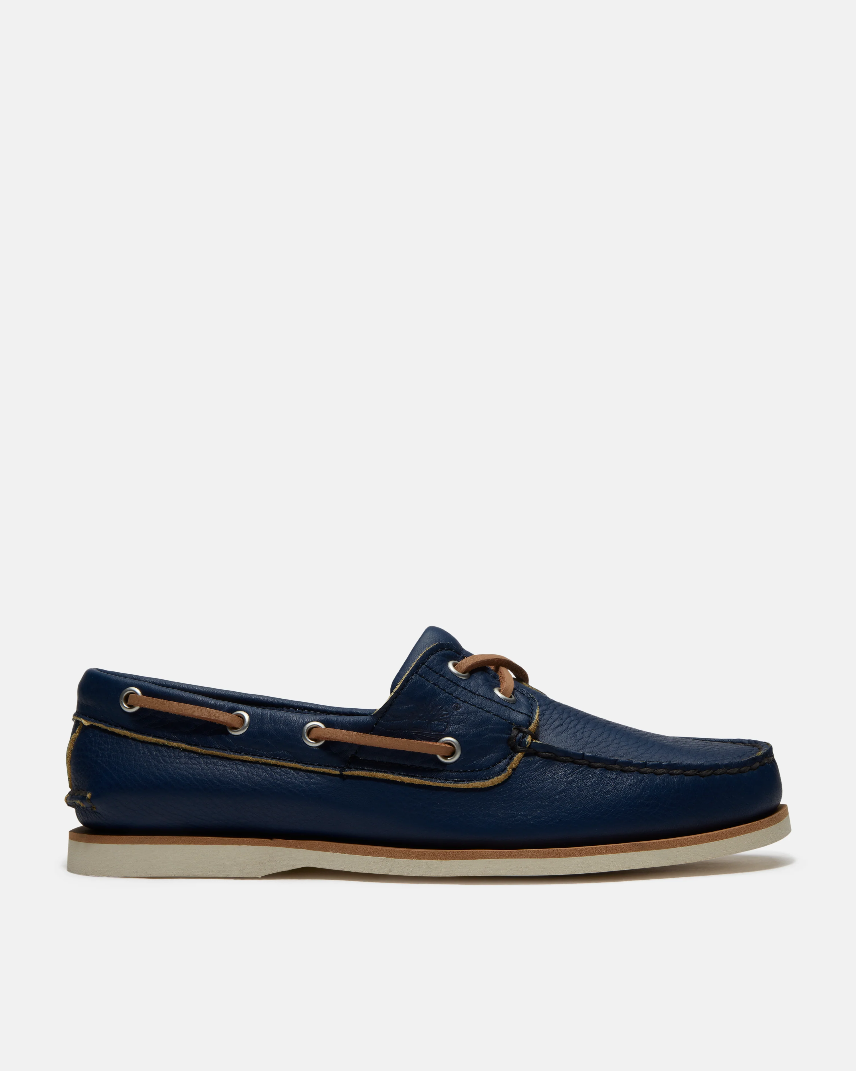 Timberland Mens Full Grain Leather Classic Boat Shoe - Dark Blue - Image 6