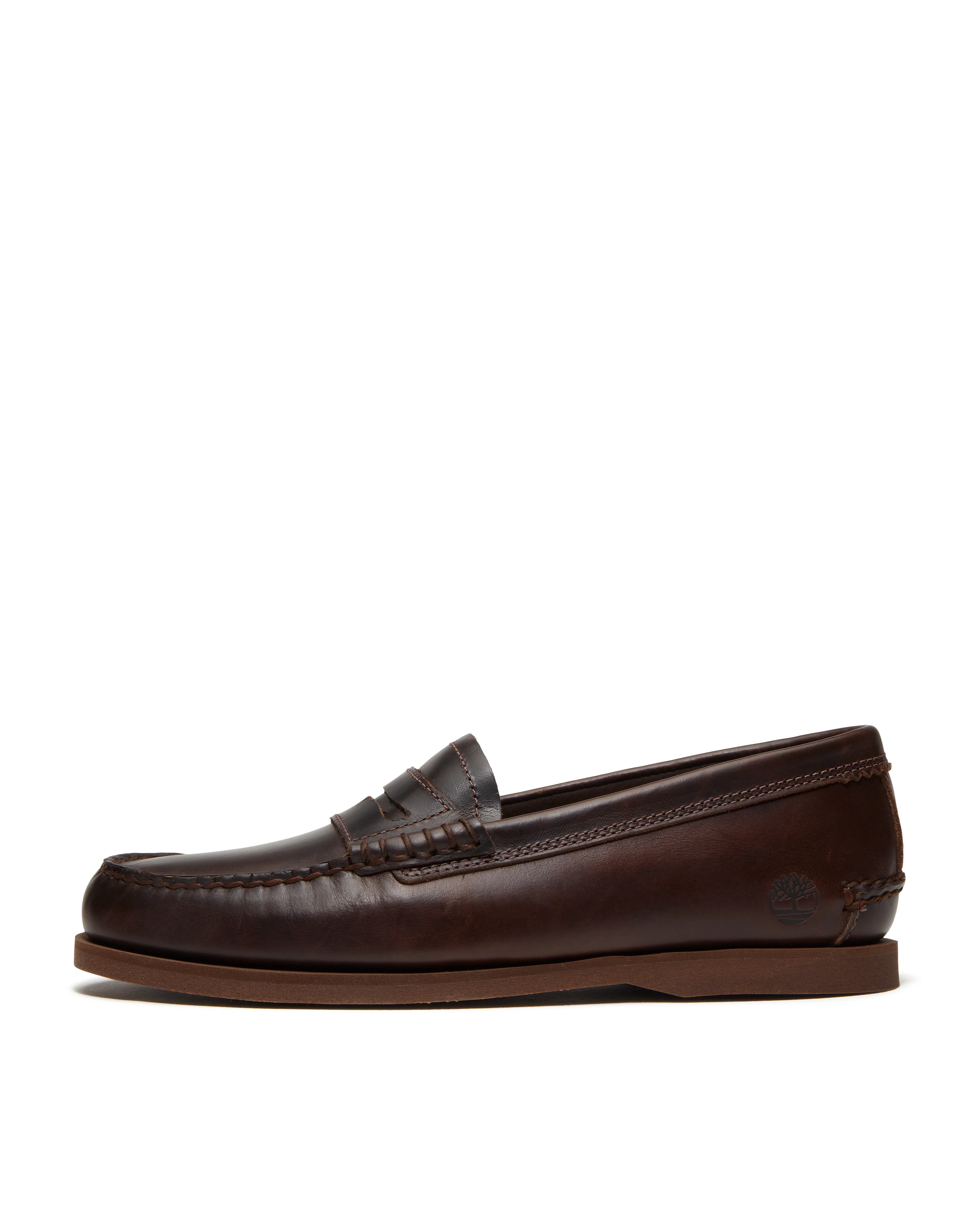 Timberland Mens Full Grain Leather Classic Loafer - Dark Brown - Image 3
