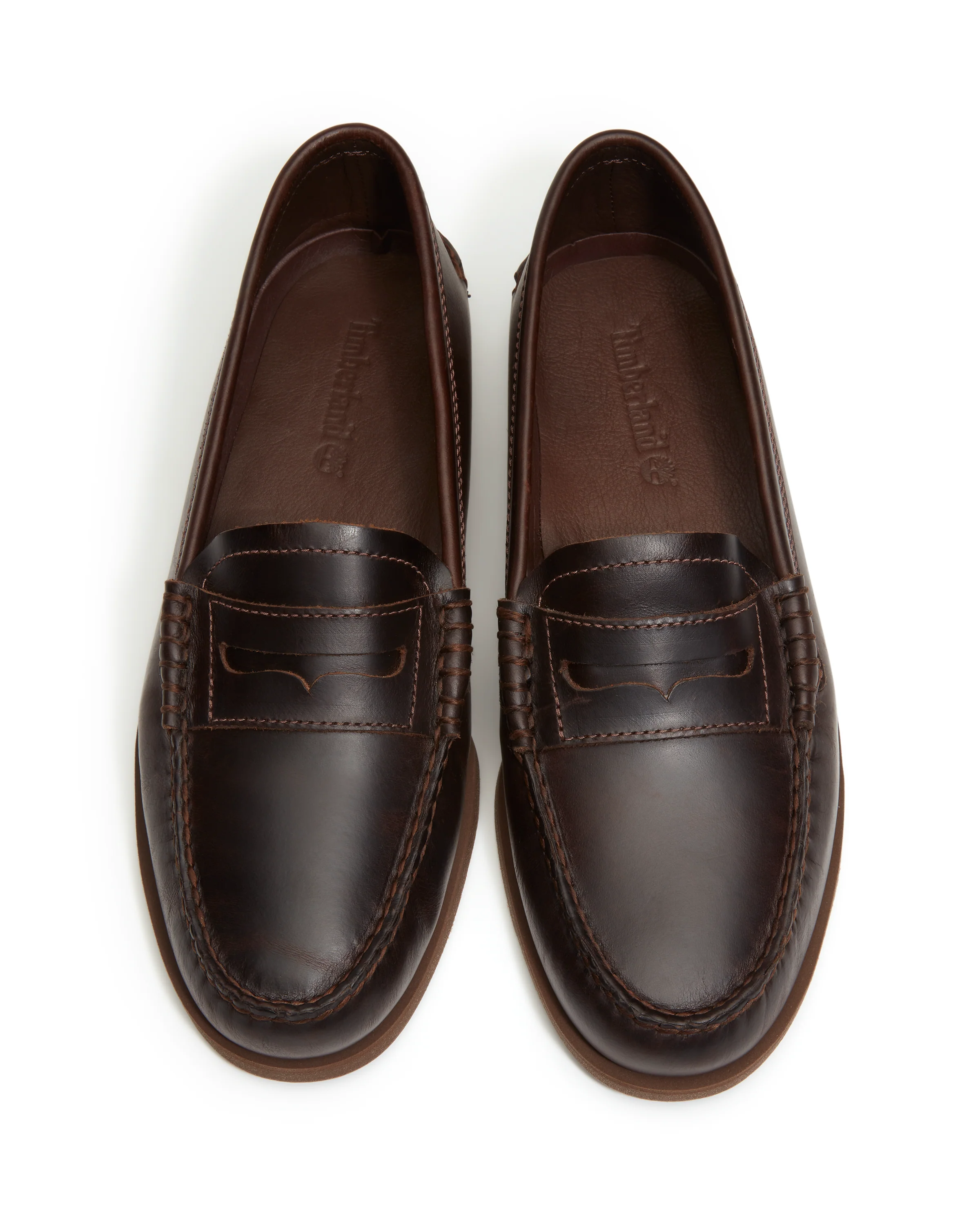 Timberland Mens Full Grain Leather Classic Loafer - Dark Brown - Image 6