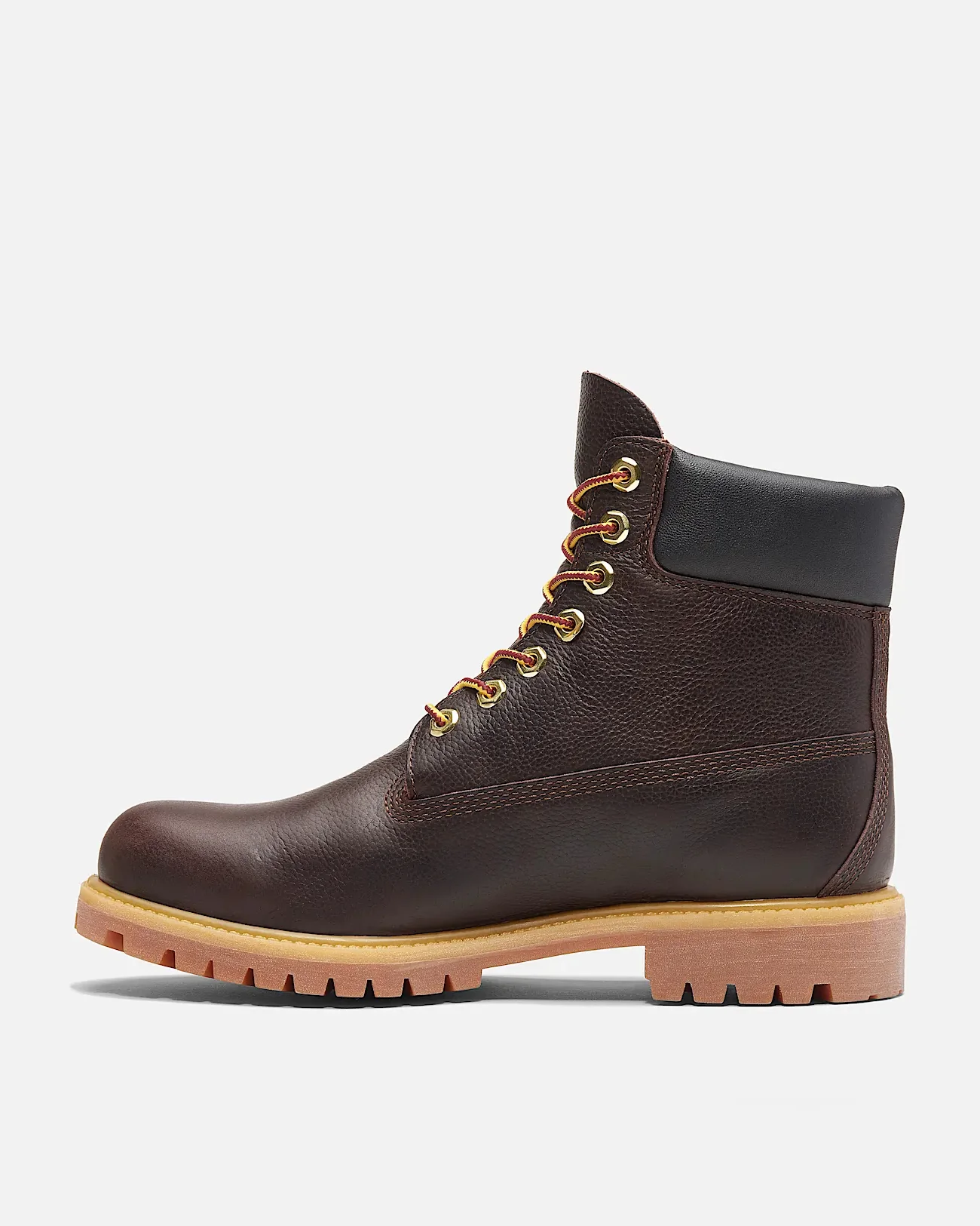 Timberland Mens Premium 6 Inch Full Grain Leather Waterproof Boot - Dark Brown/Black - Image 5