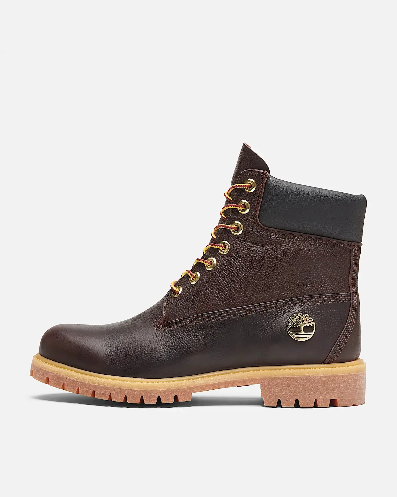 Timberland Mens Premium 6 Inch Full Grain Leather Waterproof Boot - Dark Brown/Black - Image 6