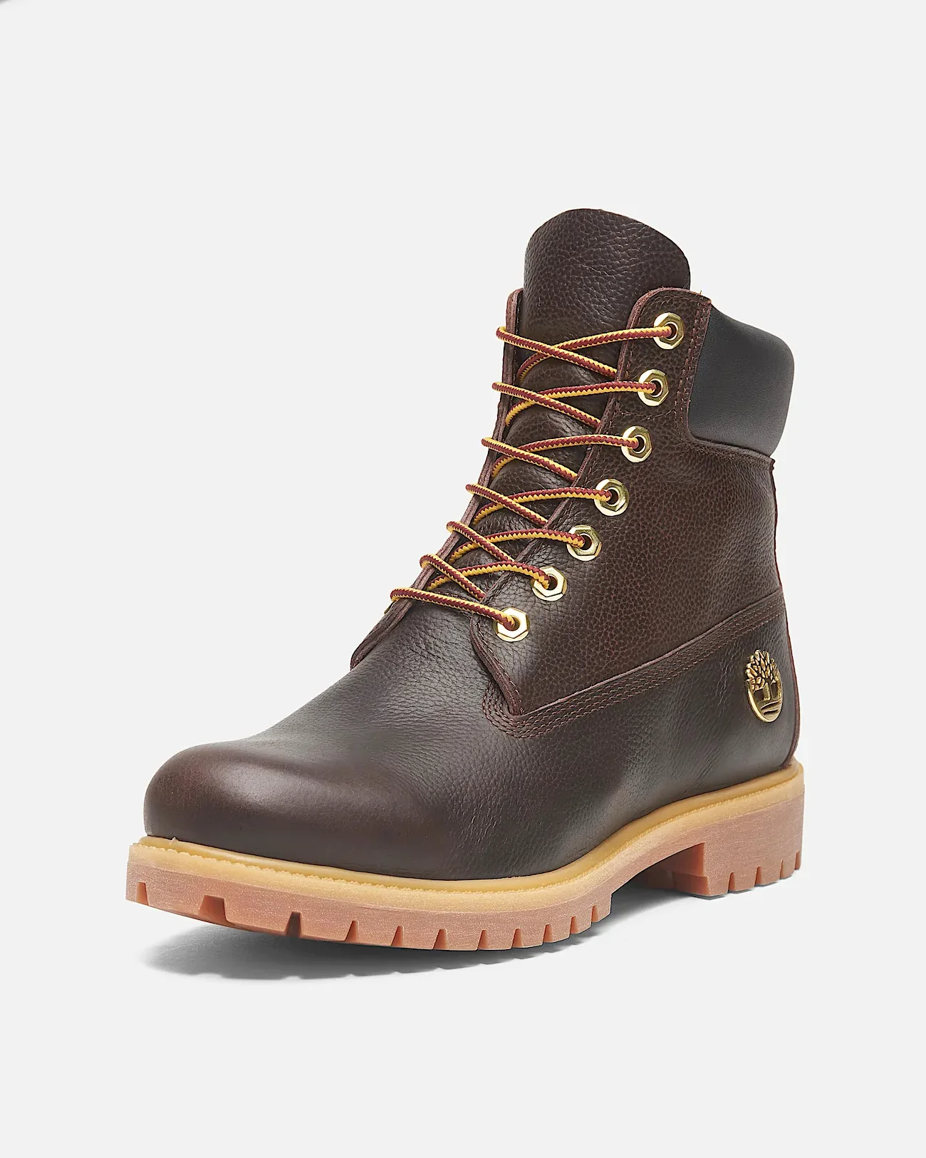 Timberland Mens Premium 6 Inch Full Grain Leather Waterproof Boot - Dark Brown/Black - Image 7