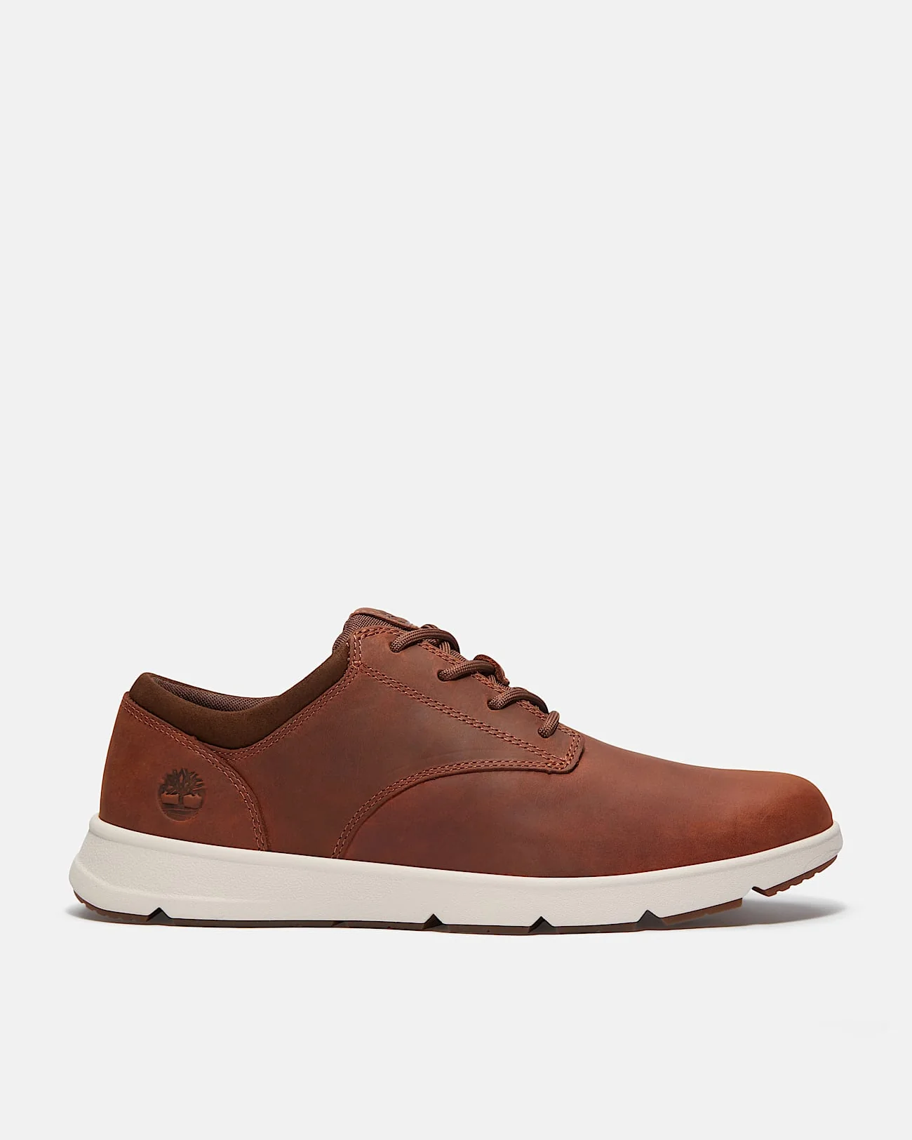 Timberland Parker Street Full Grain Leather Mens Trainers - Rust - Image 2