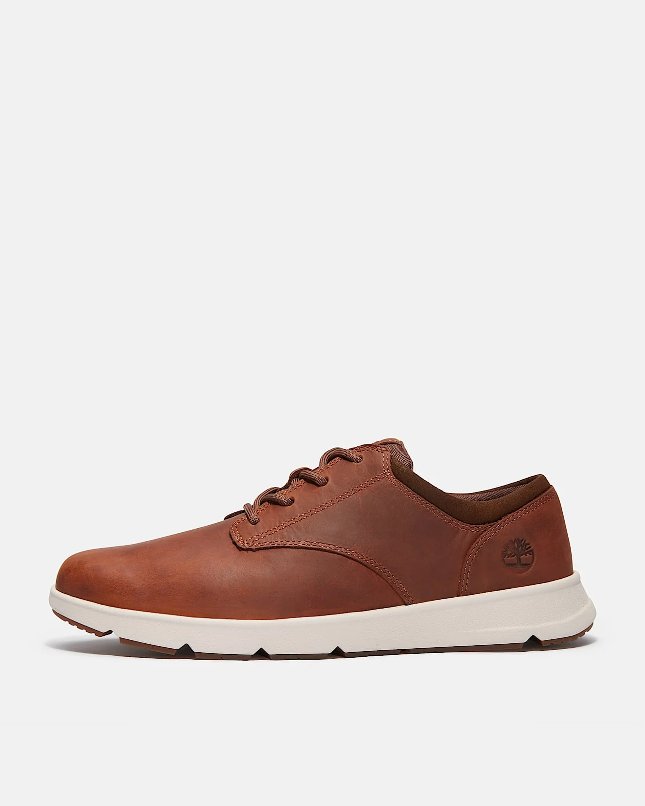 Timberland Parker Street Full Grain Leather Mens Trainers - Rust - Image 4