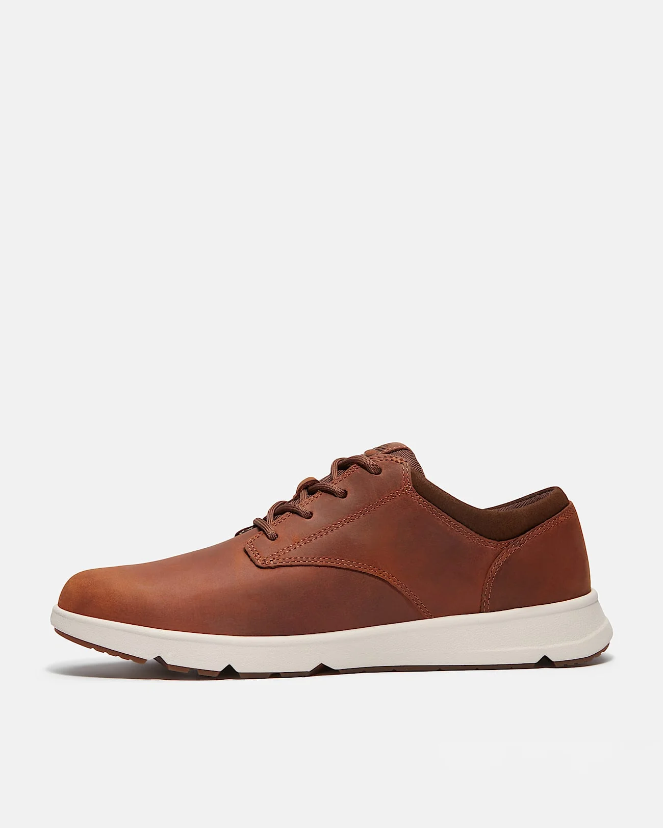 Timberland Parker Street Full Grain Leather Mens Trainers - Rust - Image 6