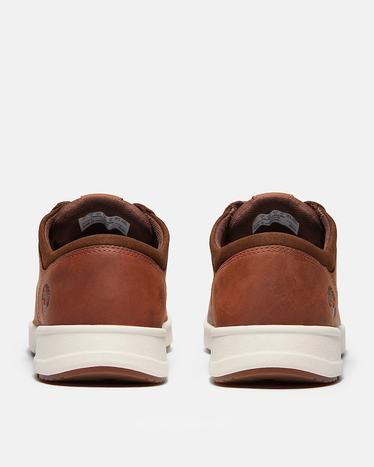 Timberland Parker Street Full Grain Leather Mens Trainers - Rust - Image 7