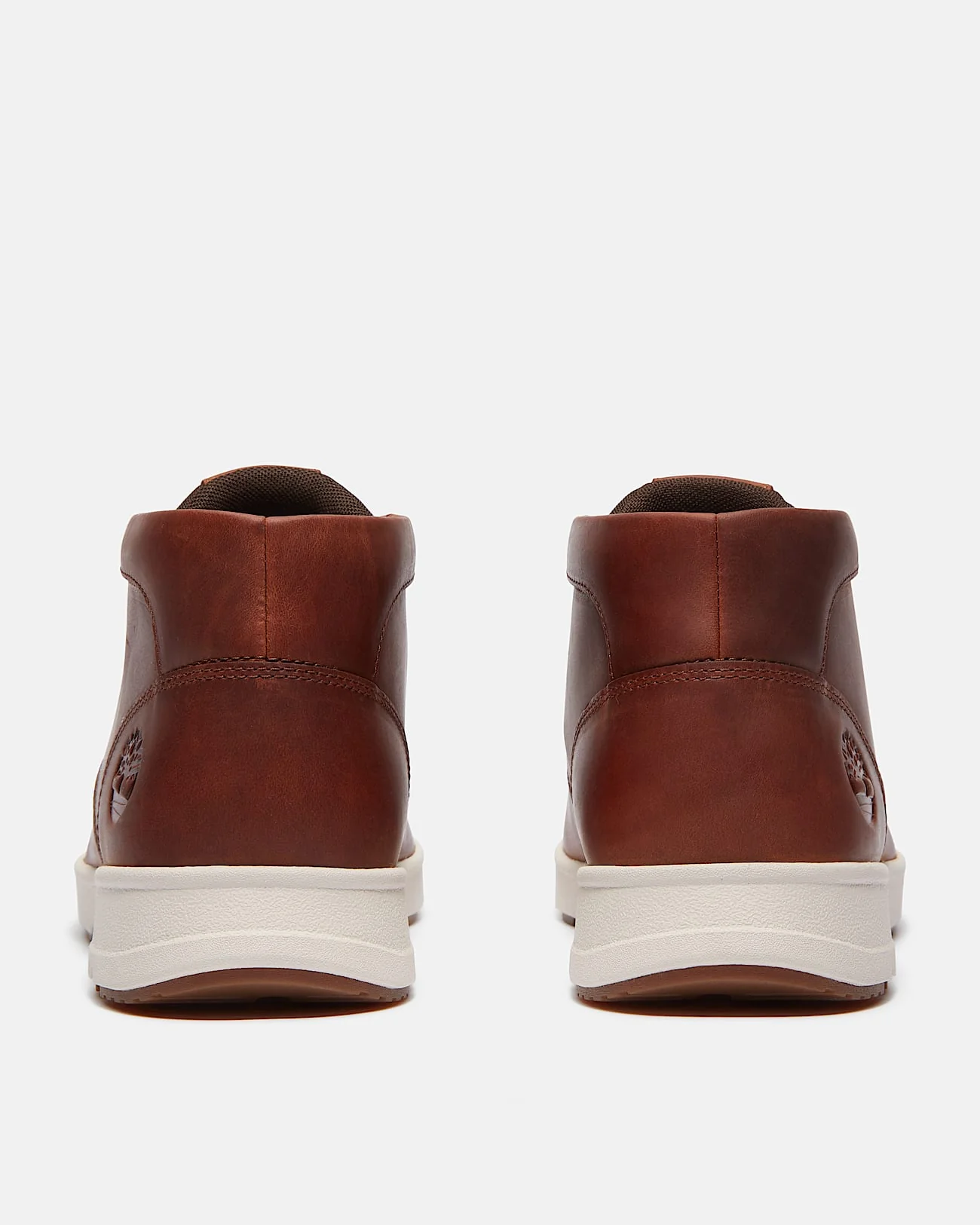Timberland Parker Street Full Grain Leather Mid Mens Trainers - Rust - Image 5