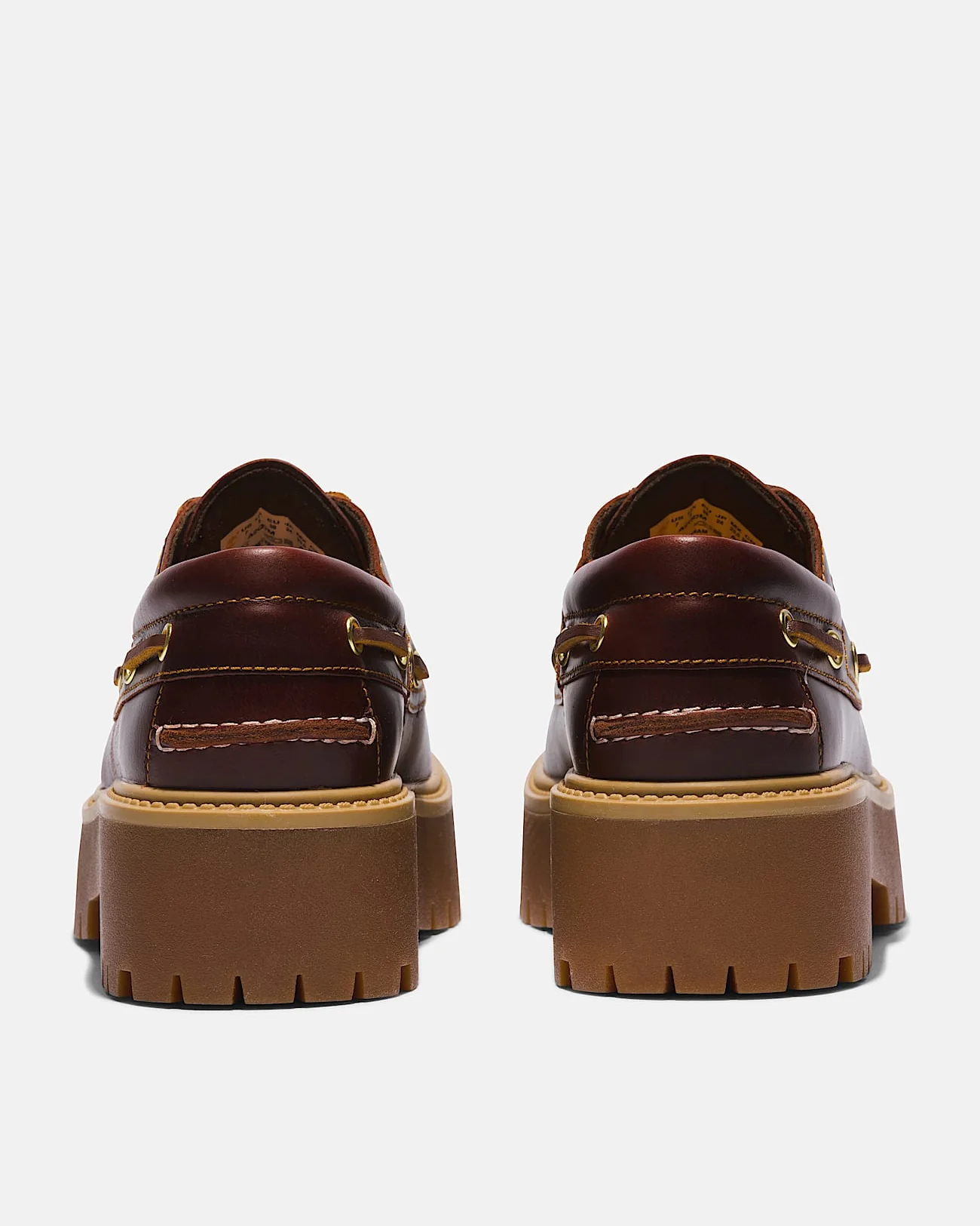 Timberland Stone Street Womens Platform Boat Shoes - Root Beer - Image 7