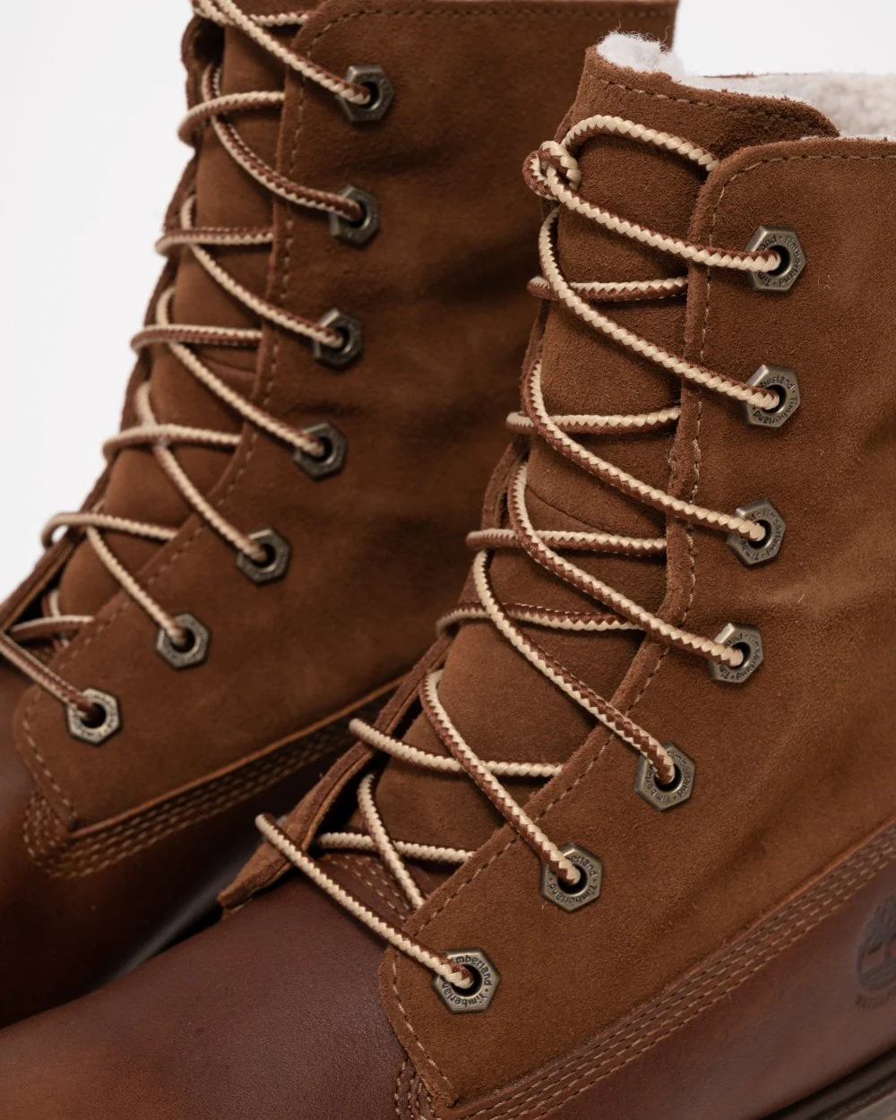 Timberland Womens Warm-Lined Waterproof Roll-Top Boot - Dark Brown - Image 6