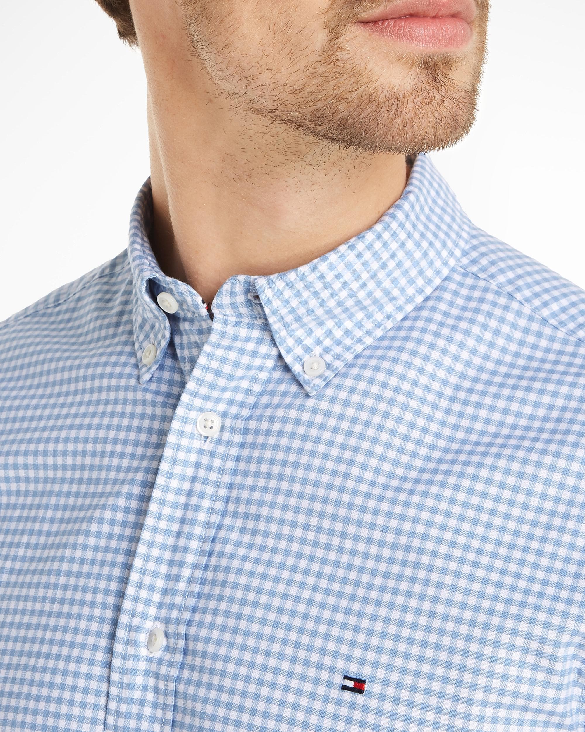 Tommy Hilfiger 1985 Oxford Gingham Mens Shirt - Image 2