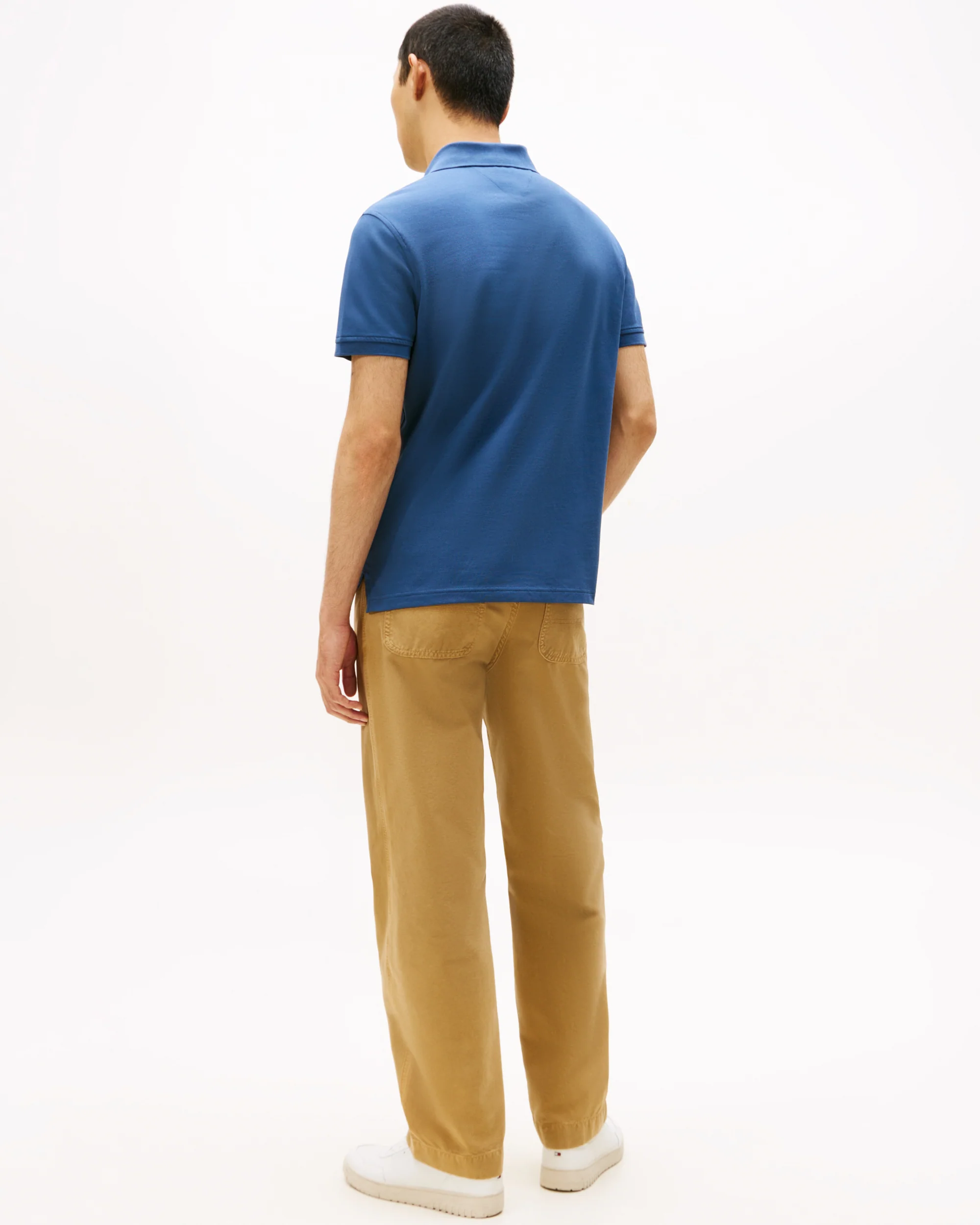 Tommy Hilfiger 1985 Regular Fit Mens Polo - Aegean Sea - Image 4