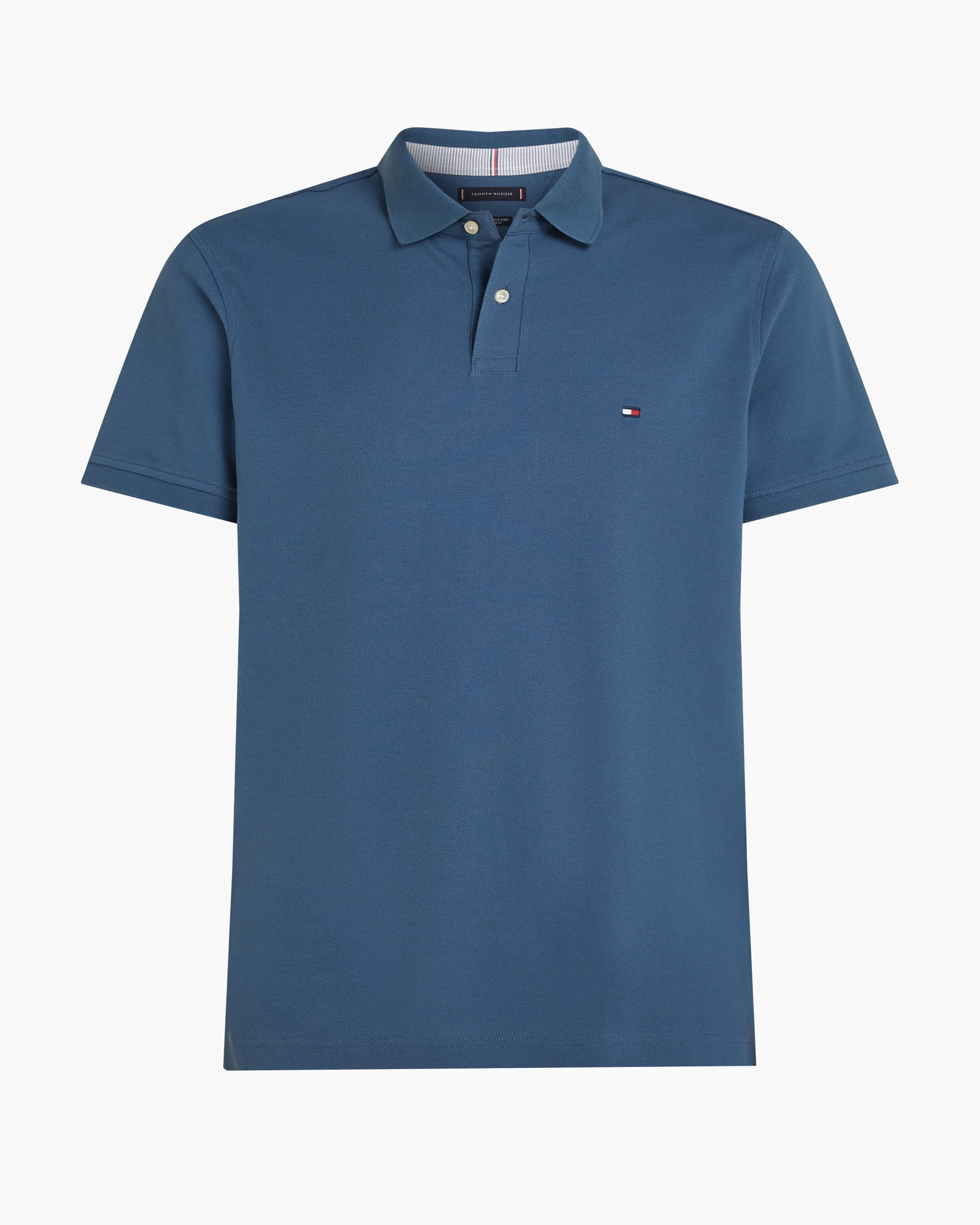 Tommy Hilfiger 1985 Regular Fit Mens Polo - Aegean Sea - Image 5